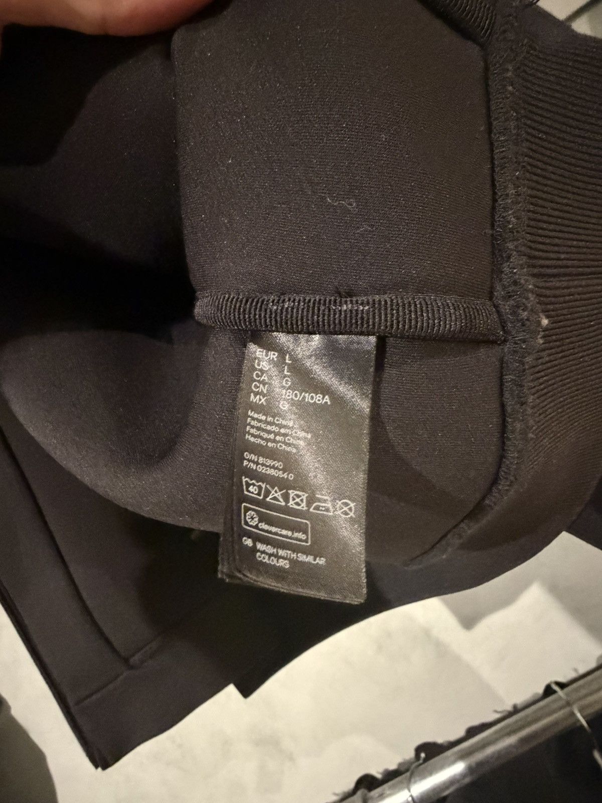 Alexander Wang × H&M Alexander Wang x H&M Neoprene Full-Zip Hoodie Size US L / EU 52-54 / 3 - 4 Thumbnail