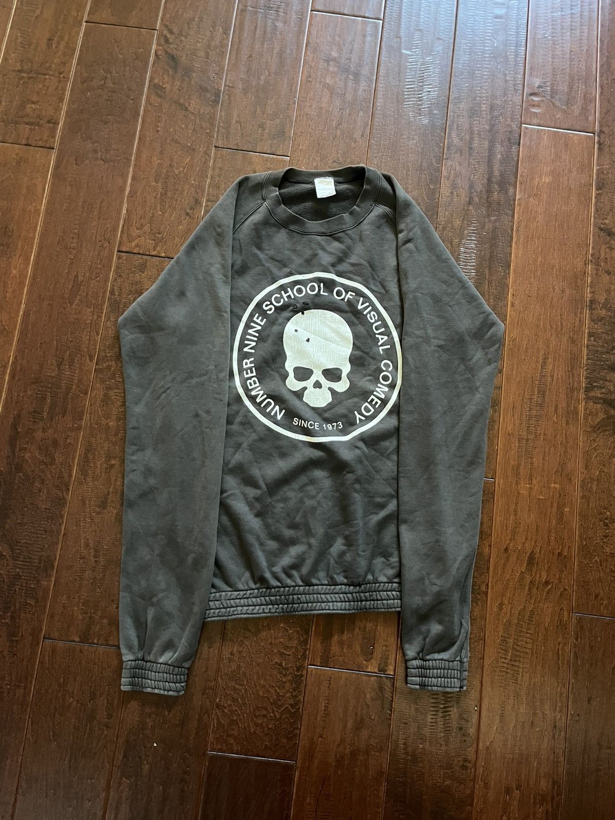 Number (N)ine Number nine School of Visual Skull Hoodie | Grailed