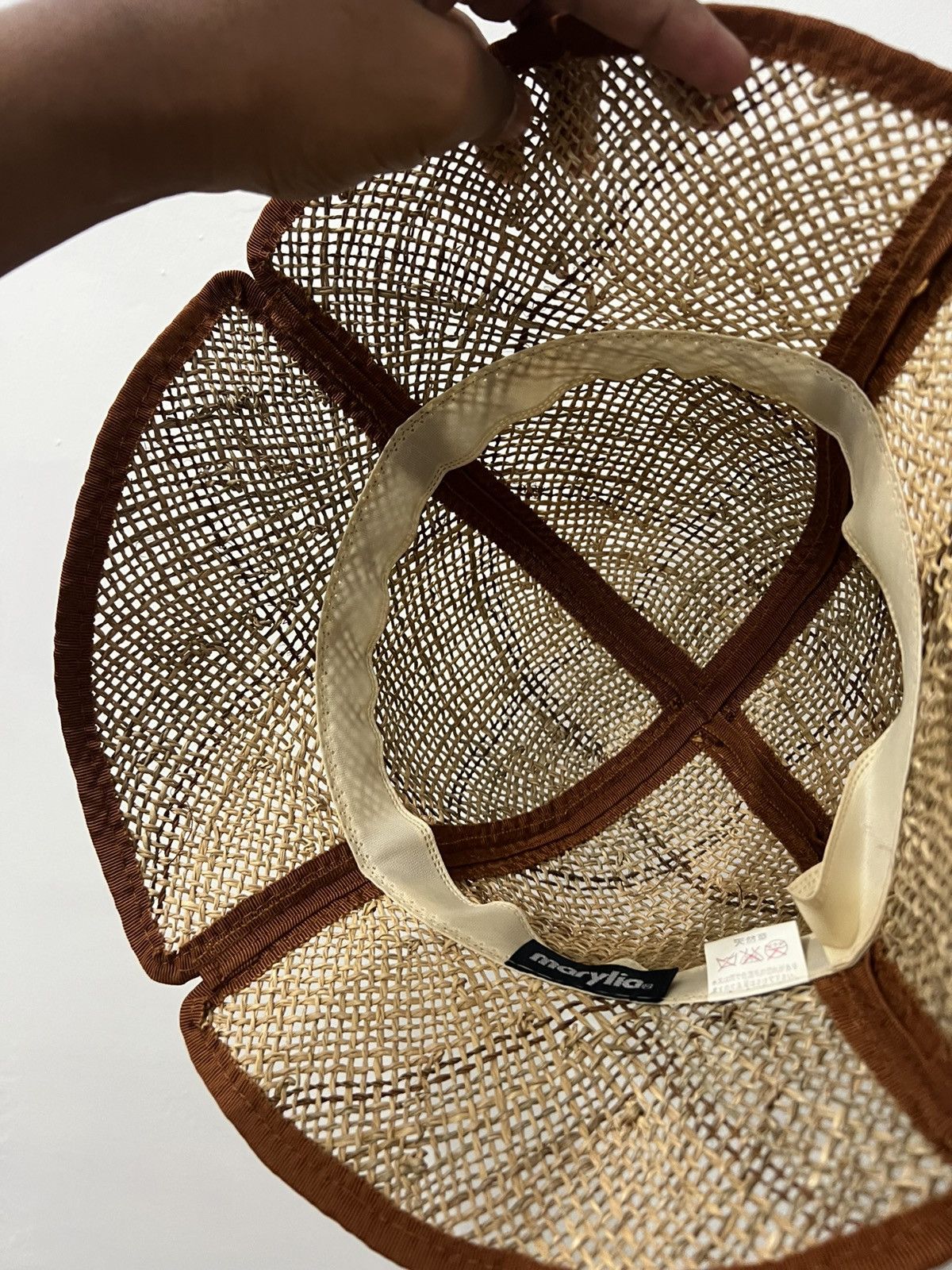 Japanese Brand Marylia Paper Straw Archive Hat Size ONE SIZE - 9 Thumbnail