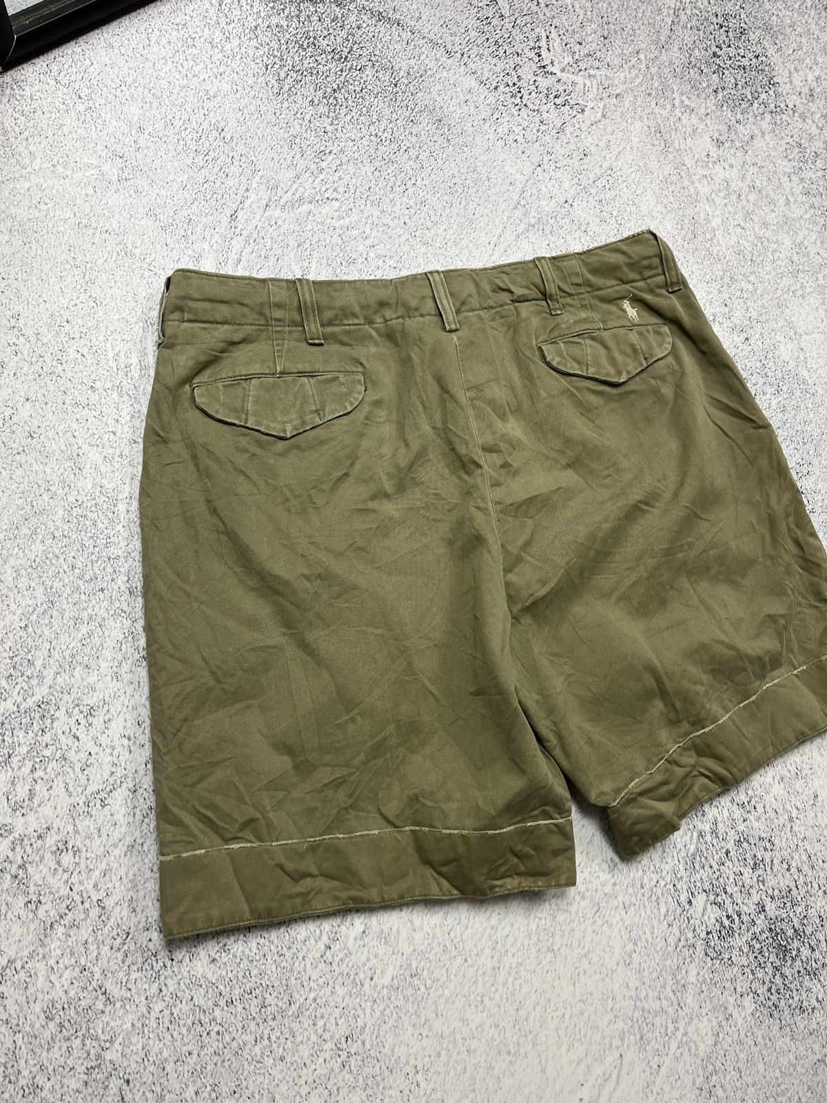 Polo Ralph Lauren Vintage Polo Ralph Lauren Military Cargo Shorts Baggy Y2k Size US 36 / EU 52 - 3 Thumbnail