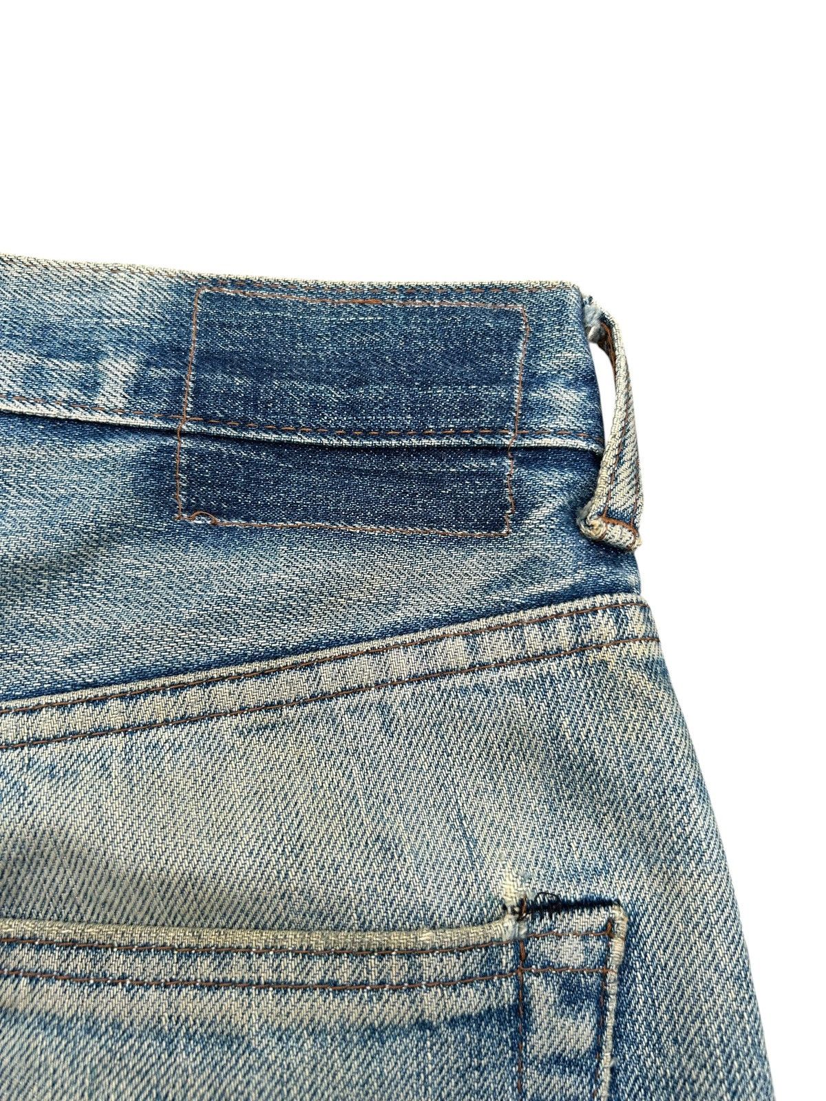 Kapital Thrashed Vintage Levis Big E Selvedge Denim Jeans Size US 29 - 12 Thumbnail