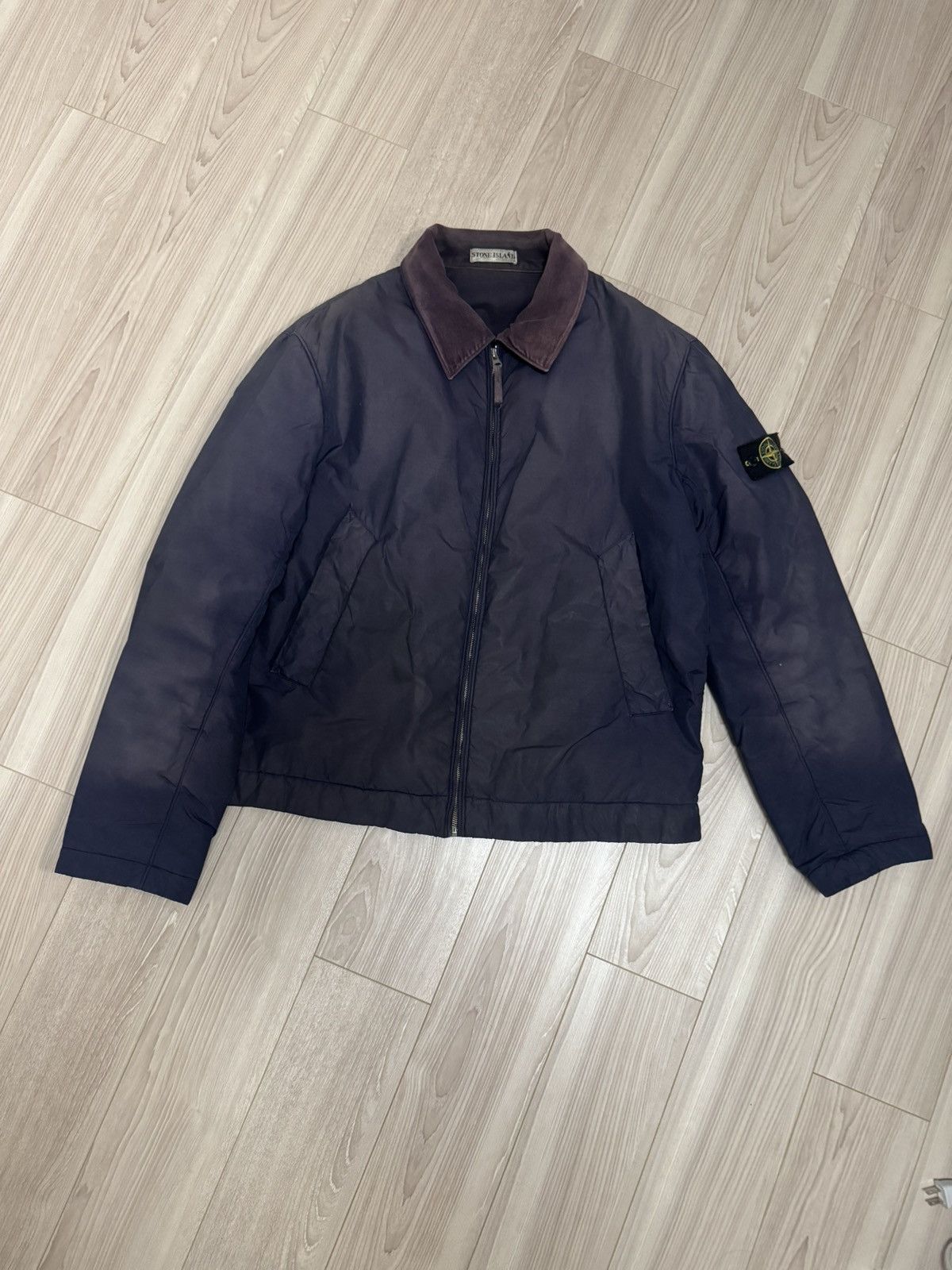 Stone Island STONE ISLAND 2001AW Garment Dyed Work Jacket Size US XXL / EU 58 / 5 - 5 Thumbnail