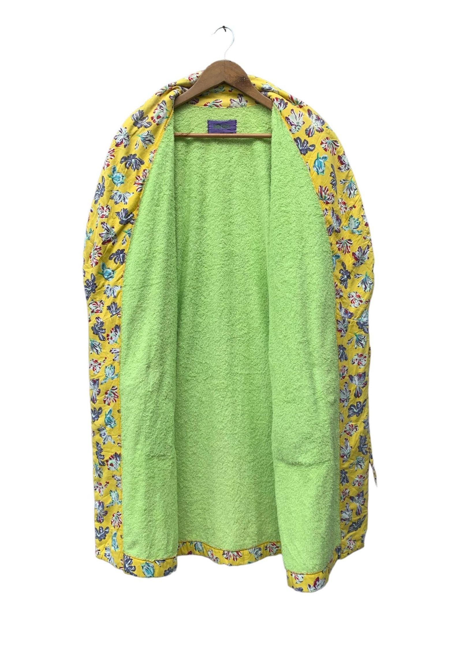Kenzo Archival Kenzo Flower All Over Print Cotton Robe Kimono Size US L / EU 52-54 / 3 - 6 Thumbnail