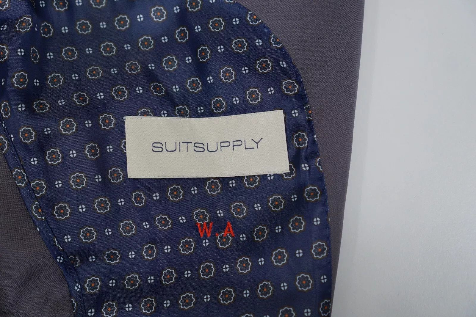 Suitsupply Men Suitsupply Blazer La Spalla Purple Vitale Barberi US36L Size 36R - 5 Thumbnail