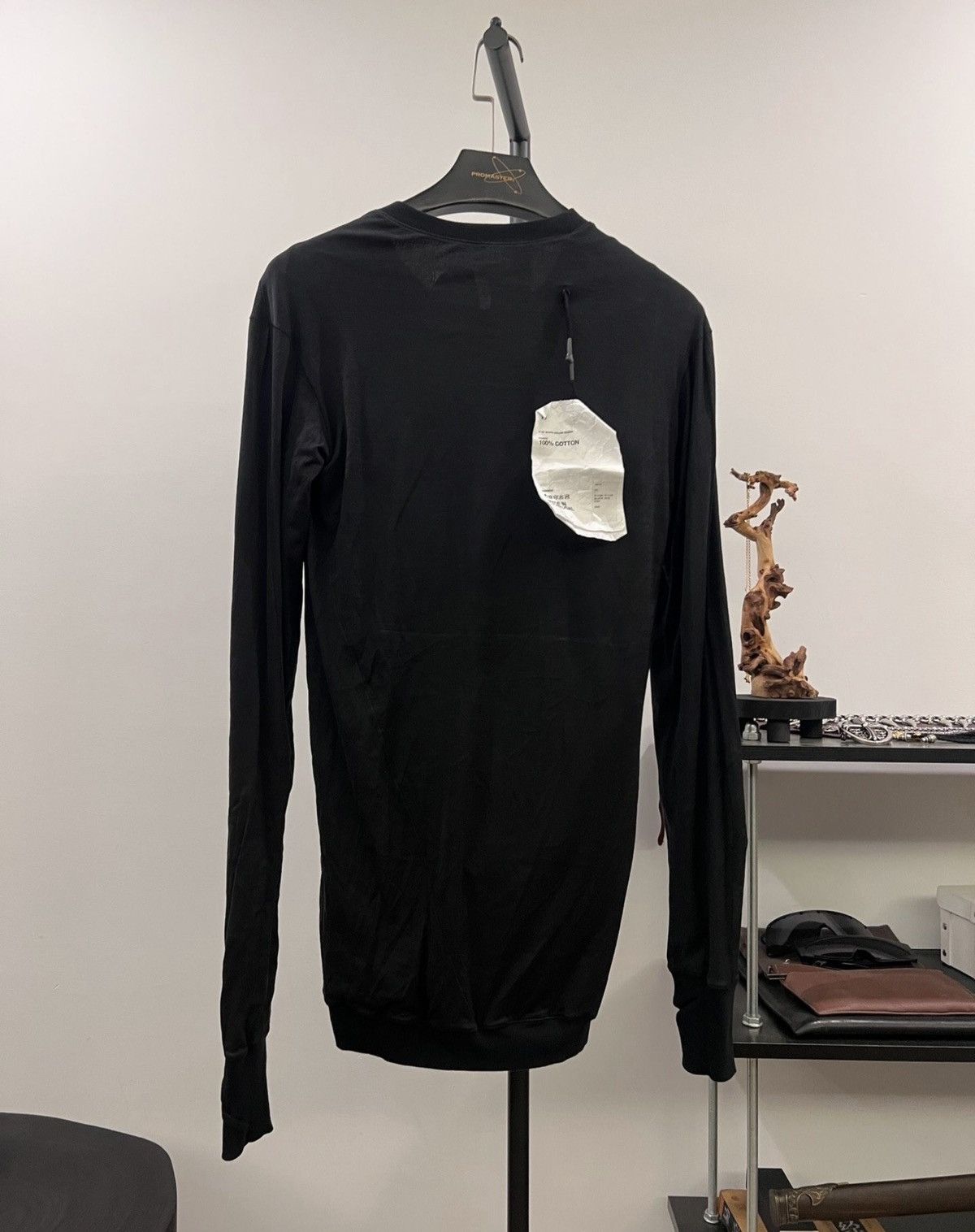 11 By Boris Bidjan Saberi 11ByBBS Double-Layer Reversible Print Long-Sleeve Hoodie Size US XXS / EU 40 - 2 Thumbnail