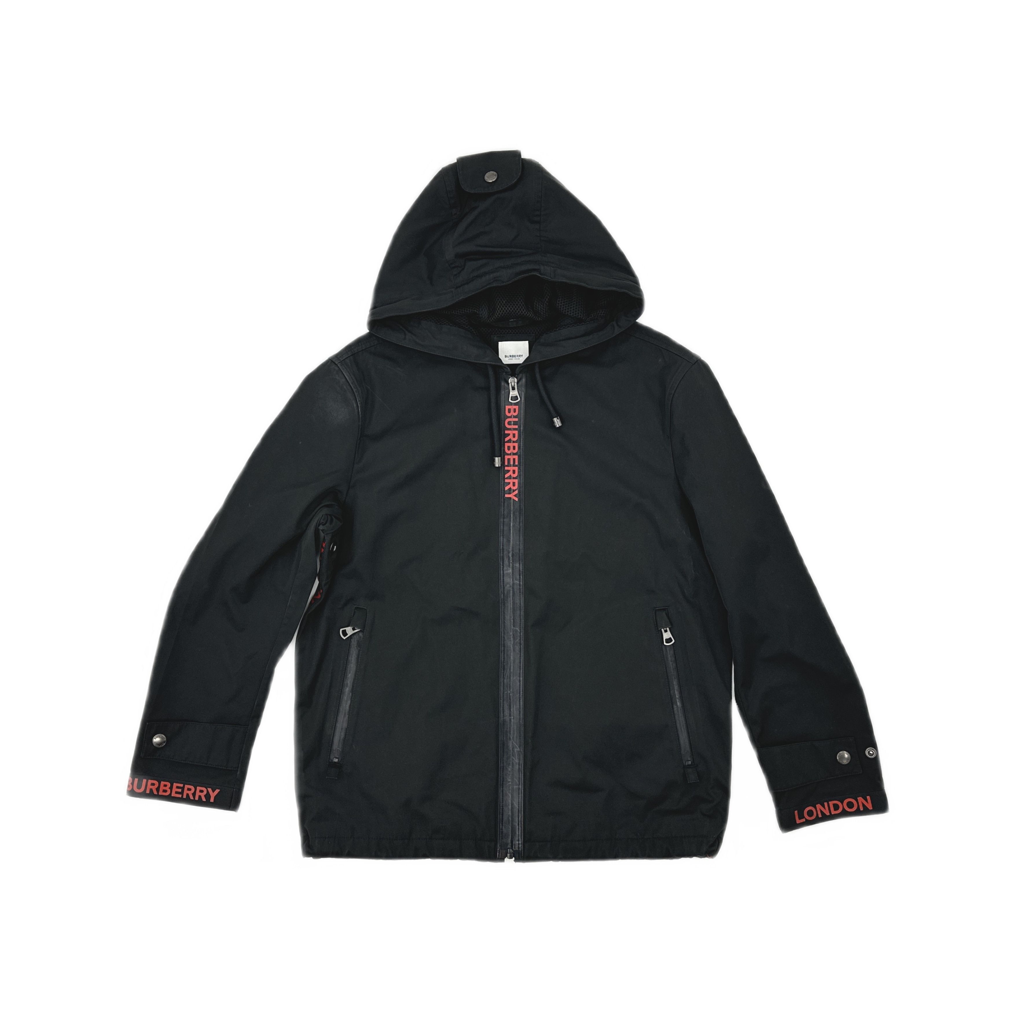 Burberry Burberry Logo Hooded Zip Jacket Size S Size US S / EU 44-46 / 1 - 1 Thumbnail