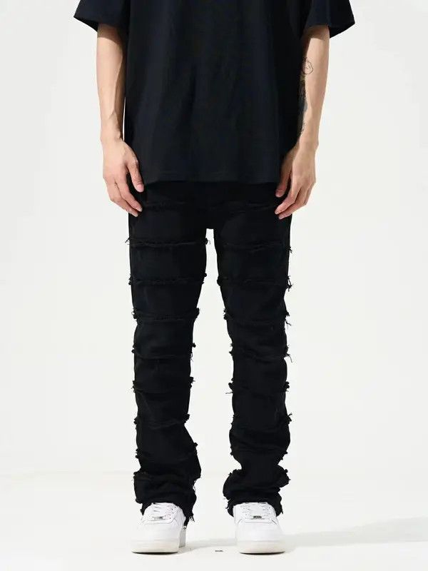 VIBE patch ripped punk jeans Size US 28 / EU 44 - 3 Thumbnail