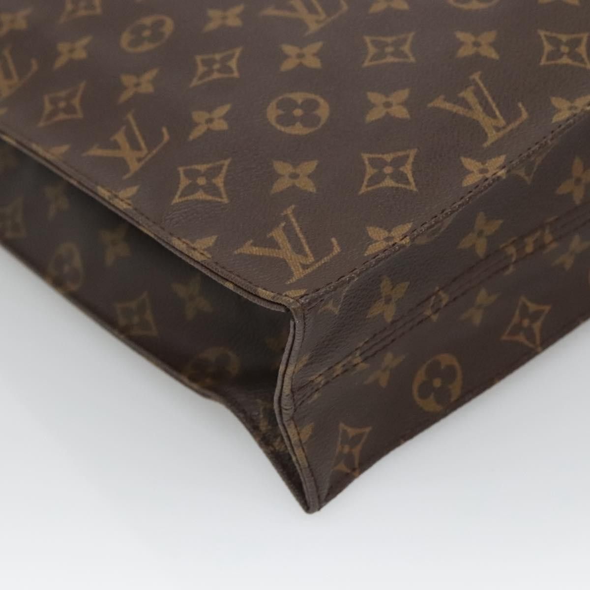 Louis Vuitton LOUIS VUITTON Monogram Sac Plat Hand Bag M51140 Size ONE SIZE - 16 Thumbnail