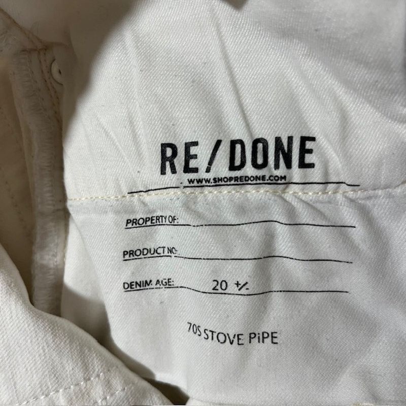 RE/DONE Re-done White Jeans - Fair Condition - Size 29 Size 29" - 5 Thumbnail