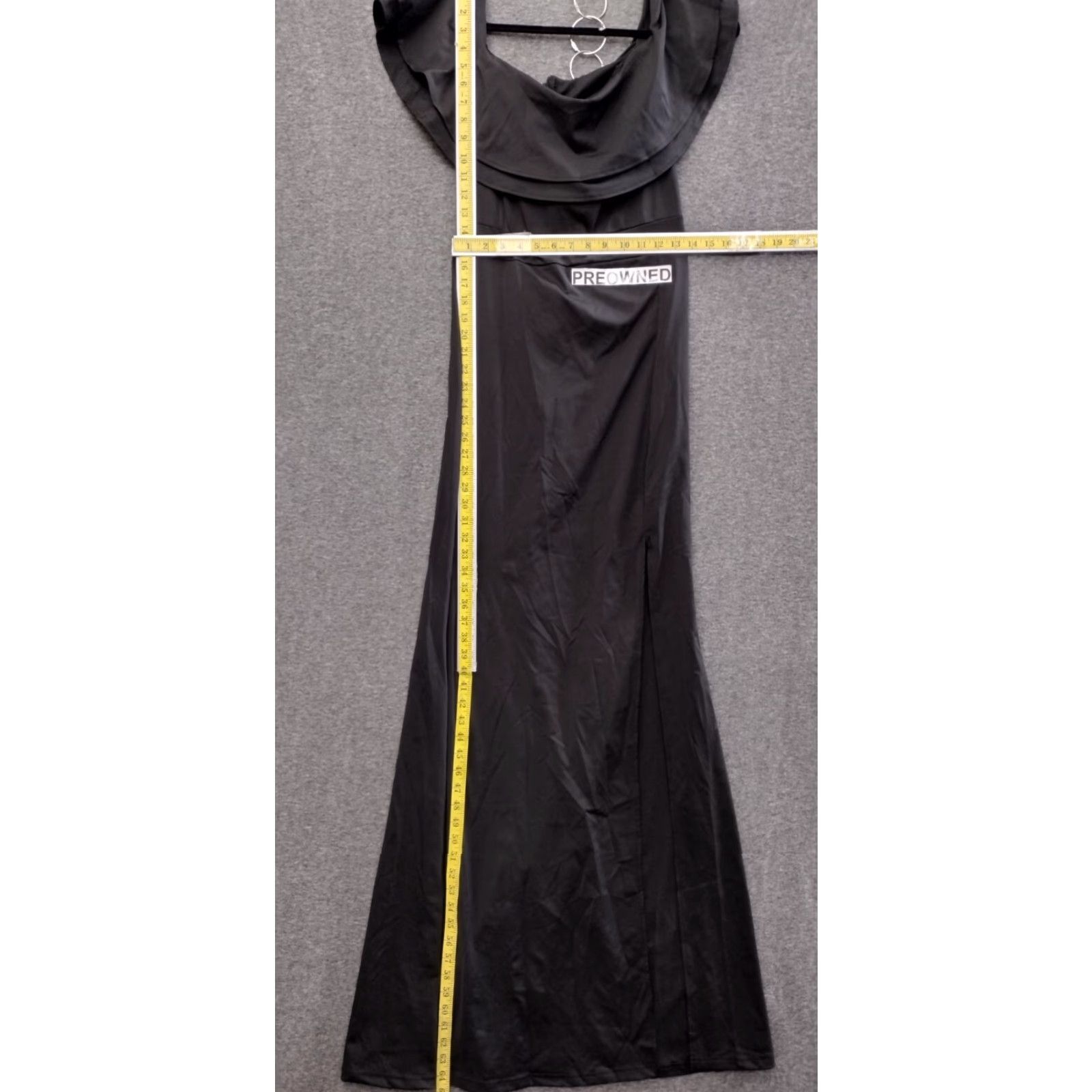 Vintage Unbranded Women's Black Sleeveless Formal Long Dress L Maxi Dress Weddings Formal Evening Size L / US 10 / IT 46 - 4 Thumbnail