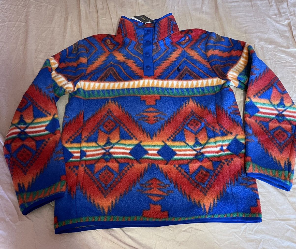 image of Polo Ralph Laurent Southwestern Fleece Stadium 1992 P Wing, Men's (Size Small)