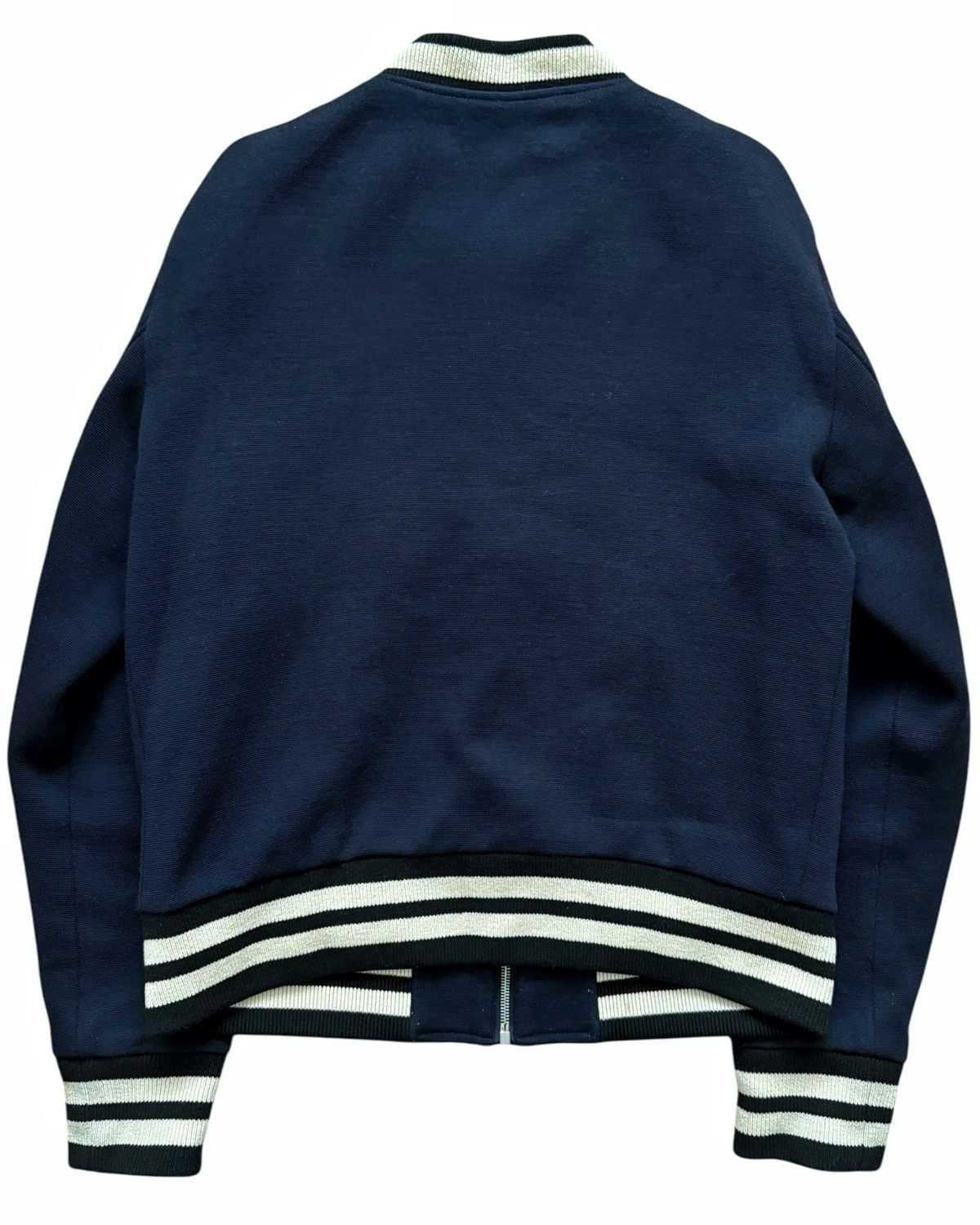 Gucci Navy Wool Varsity Badge Bomber Size US L / EU 52-54 / 3 - 2 Thumbnail