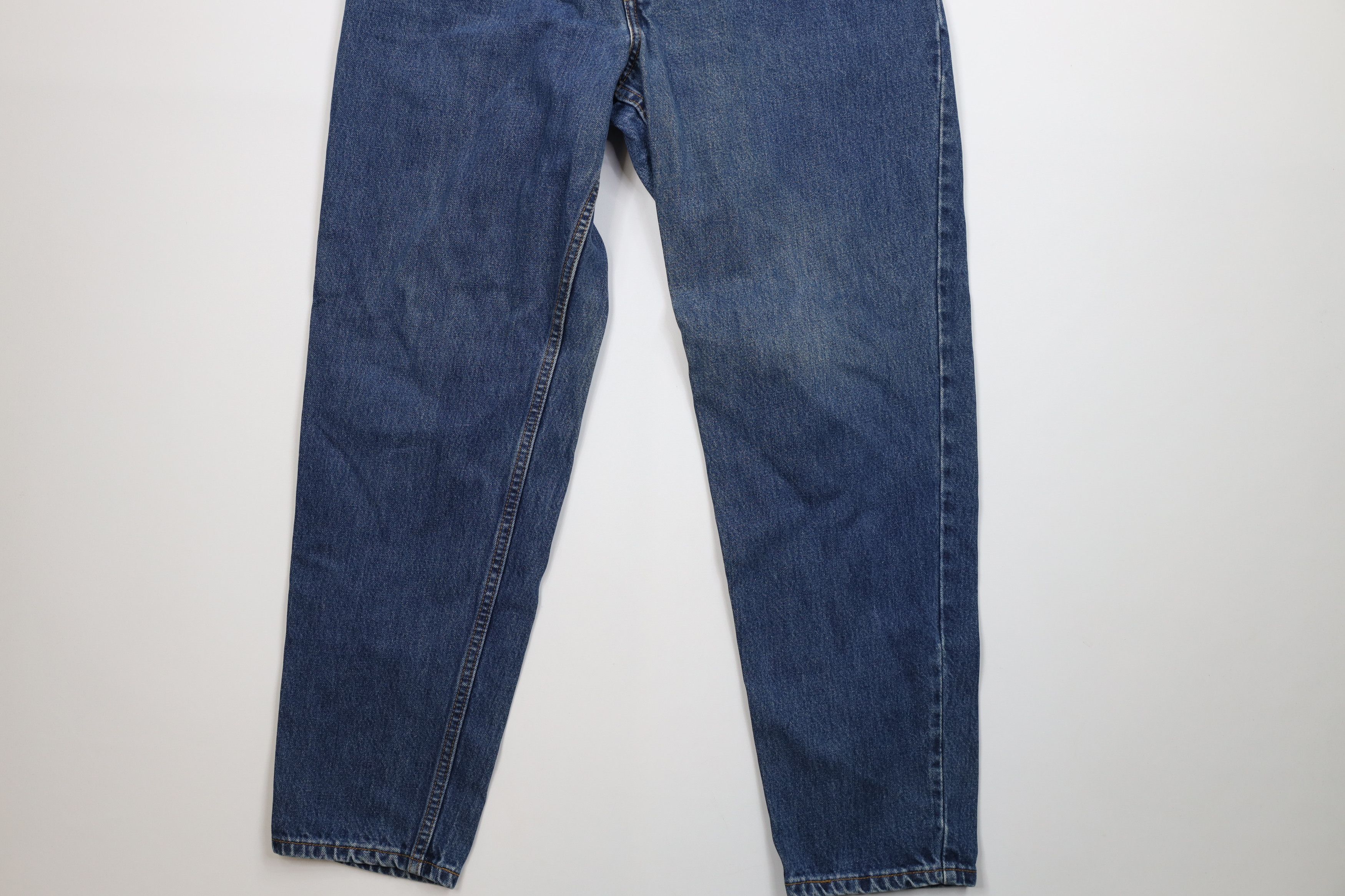Levi's Vintage Y2K 2000 Levis 550 Relaxed Tapered Leg Denim Jeans Size 34" / US 12 / IT 48 - 4 Thumbnail