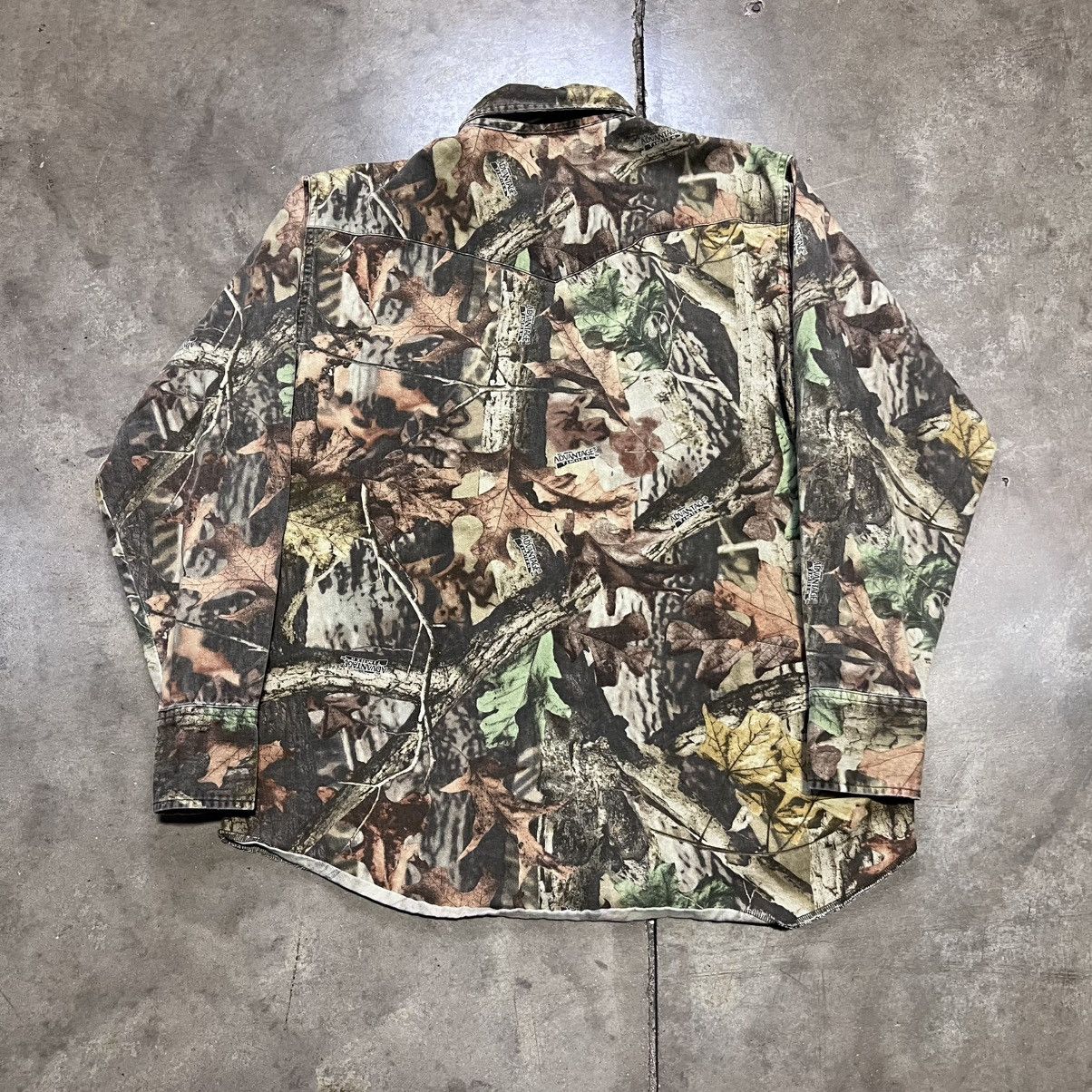 Vintage × Wrangler Vintage Wrangler Pearl Snap Camo Button Up Western Cowboy Size US XL / EU 56 / 4 - 6 Thumbnail