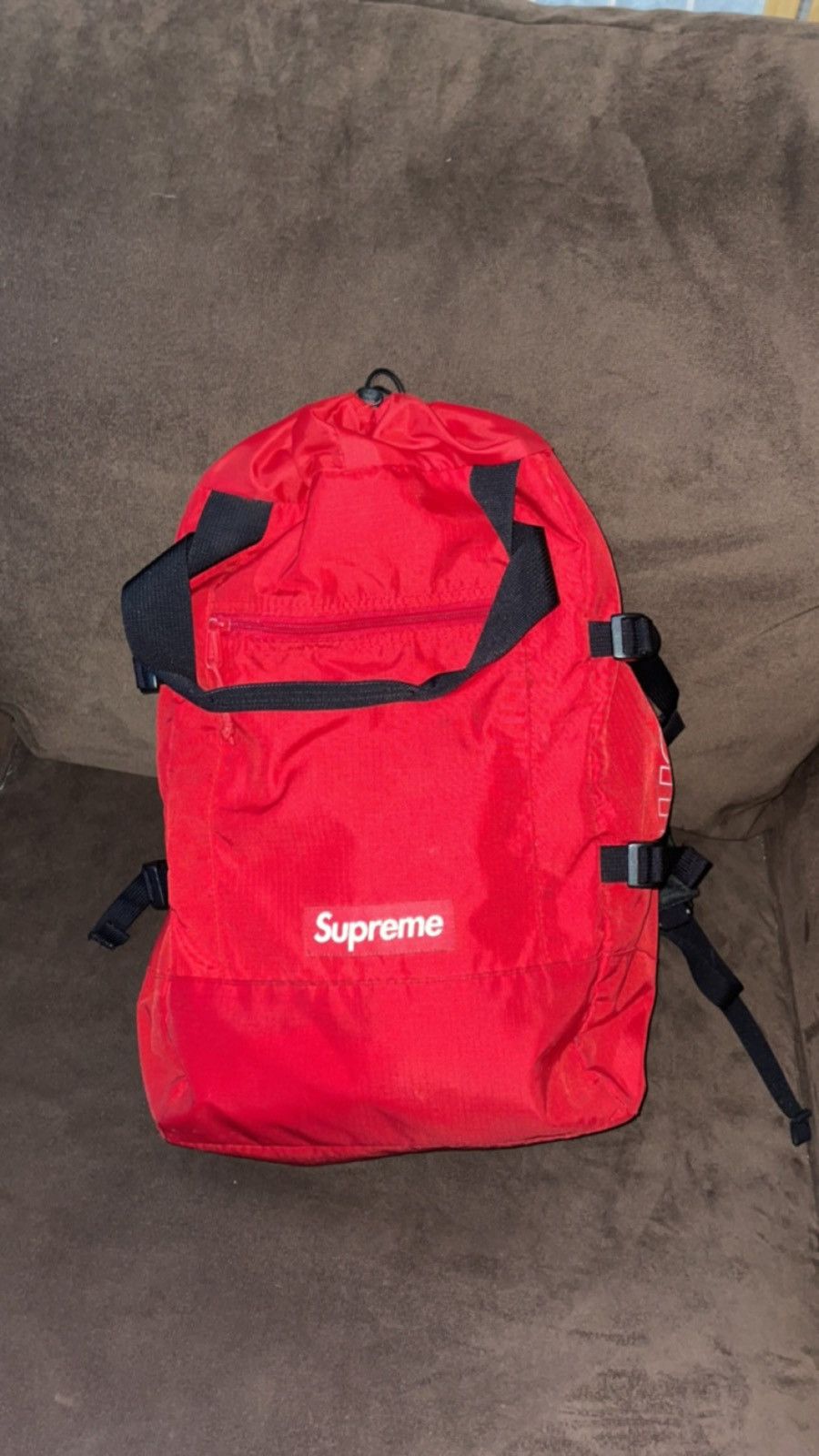 Supreme tote backpack size online