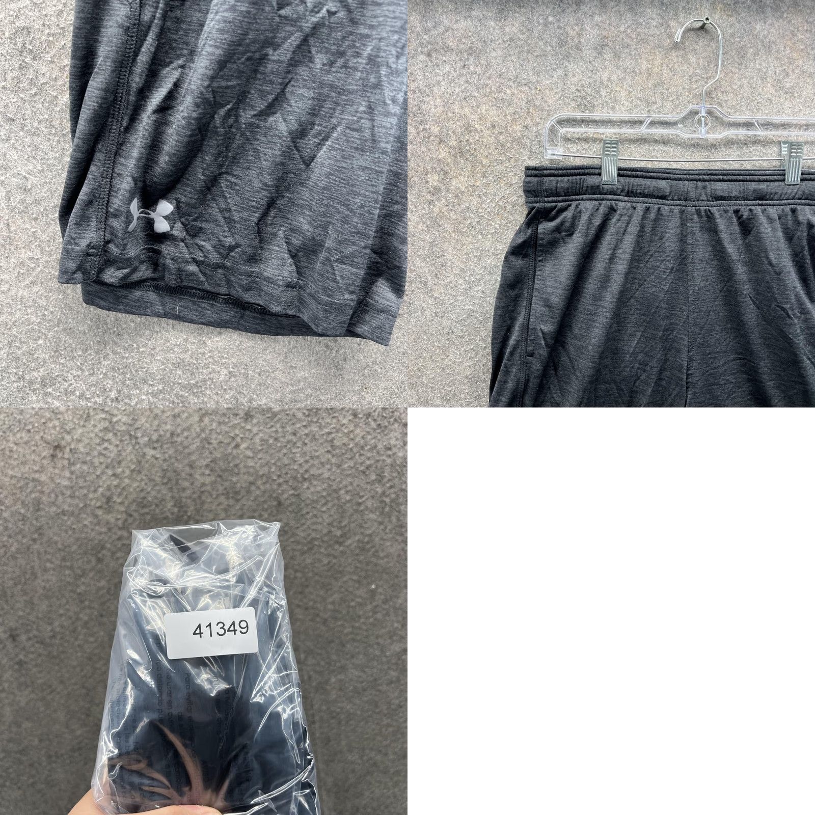 Under Armour Under Armour Shorts Mens Medium Gray HeatGear Athletic Running Training 9 Inseam Size US 31 - 8 Thumbnail