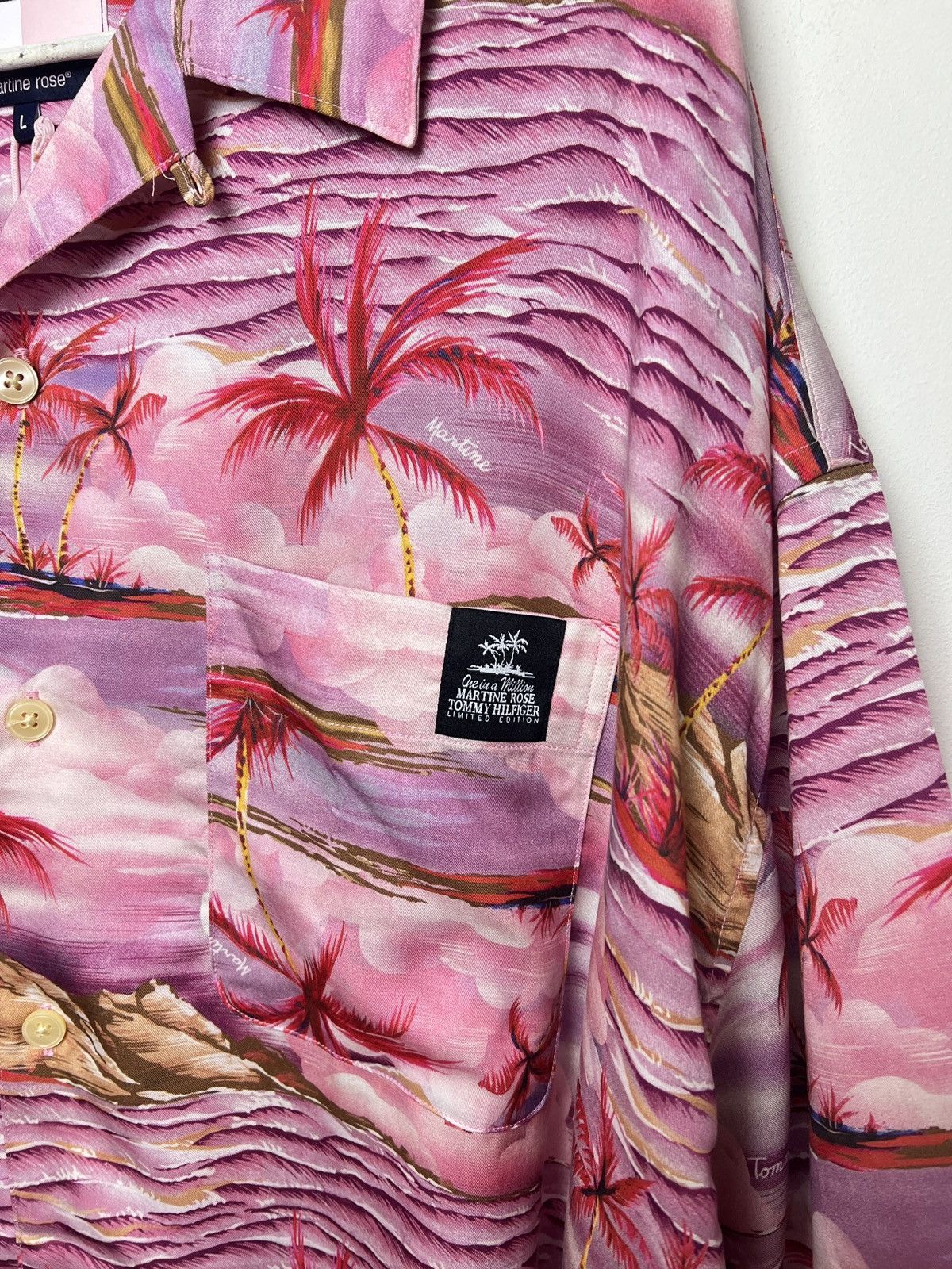 Martine Rose MARTINE ROSE OVERSIZED ASF SHORT SLEEVE HAWAII SHIRT Size US L / EU 52-54 / 3 - 7 Thumbnail