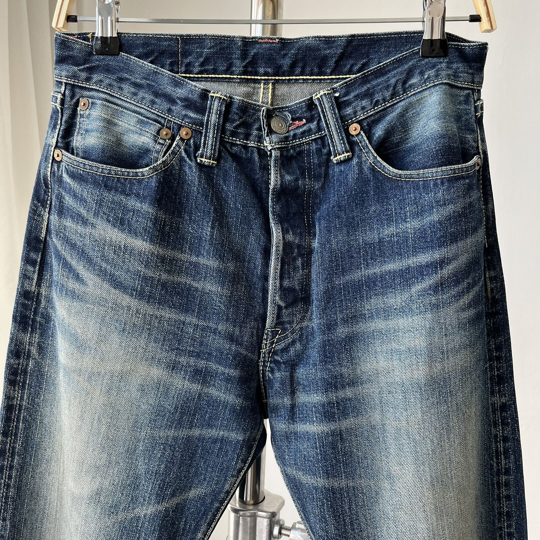 The Flat Head Size 28x32 Vintage Flat Head 3005 Straight Cut Jeans S1770 Size US 28 / EU 44 - 2 Thumbnail