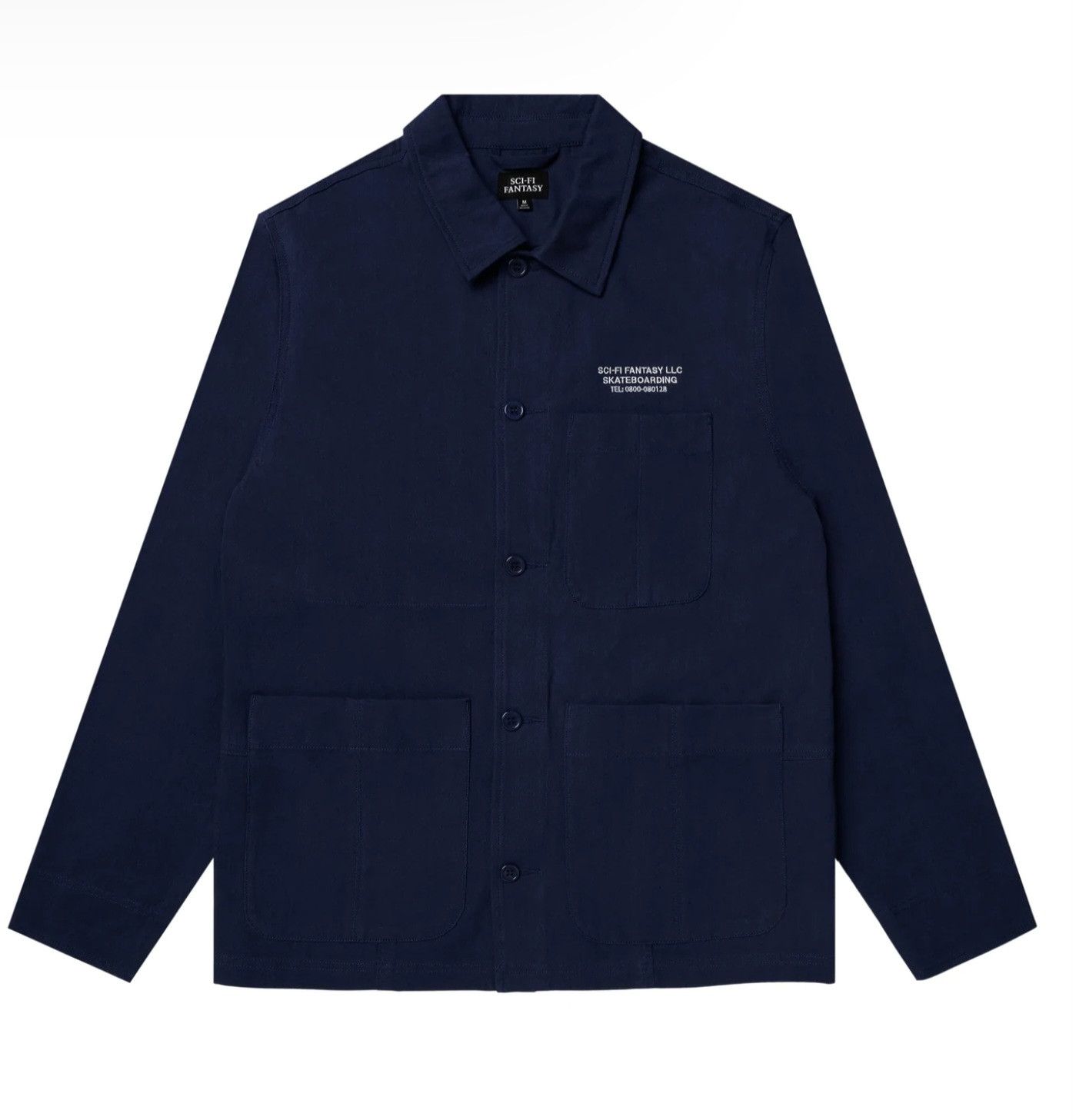 image of Sci Fi Fantasy Sci-Fi Fantasy Chore Coat Navy, Men's (Size Small)