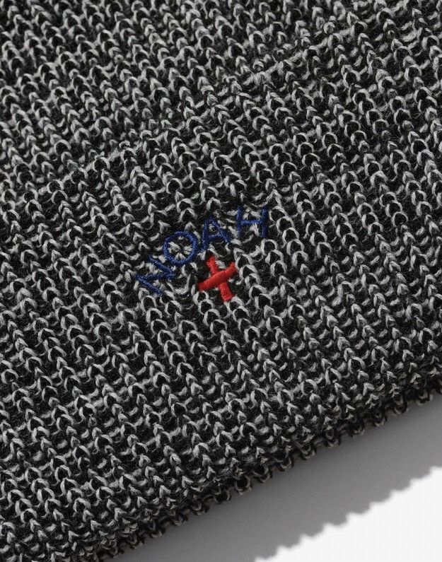 Noah Marled Core Logo Beanie Grey/Black Size ONE SIZE - 2 Thumbnail