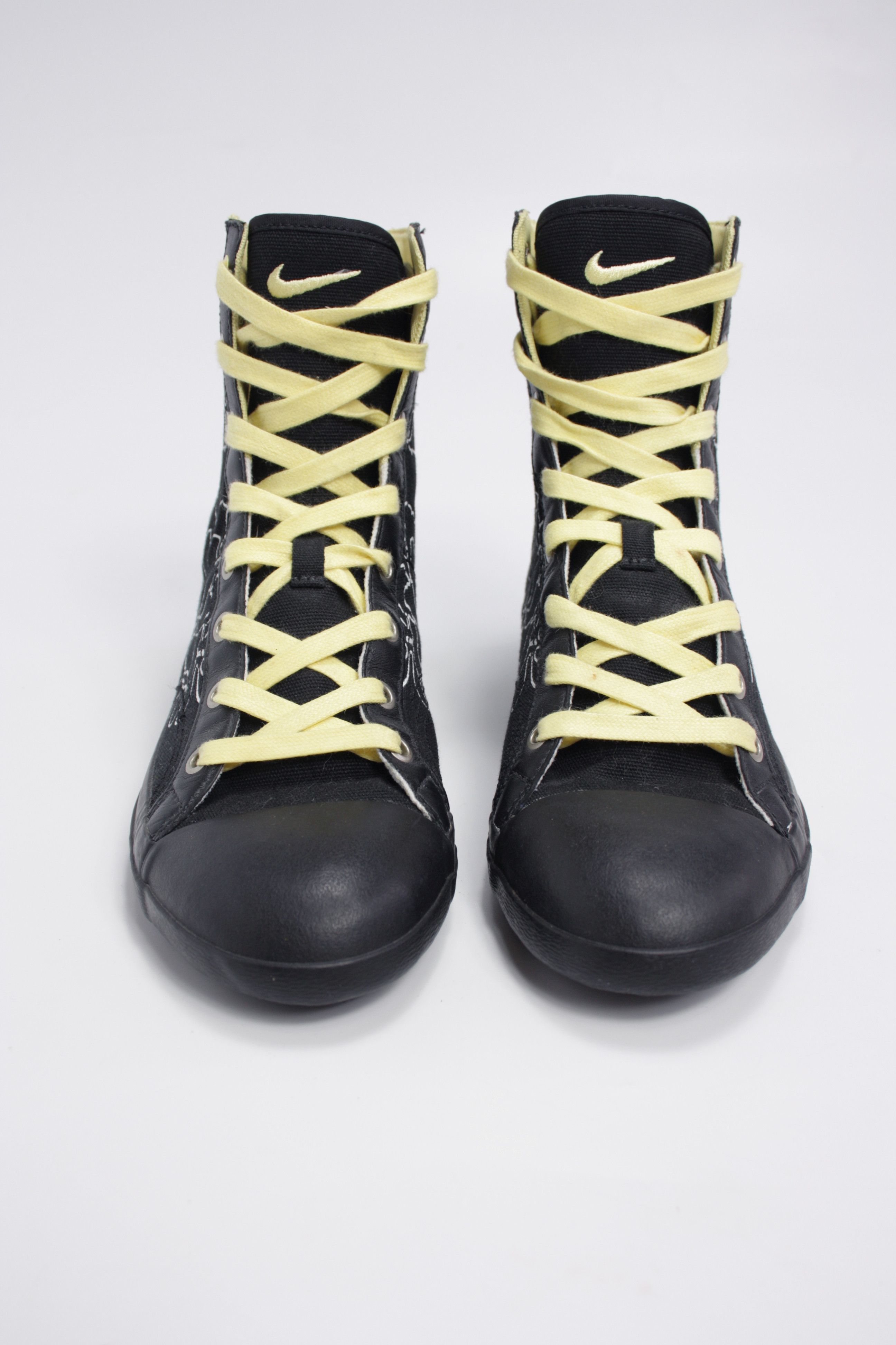 Nike Nike Sixton Y2K Floral Printed Canvas Hi-Top Trainers Size US 7 / IT 37 - 2 Thumbnail