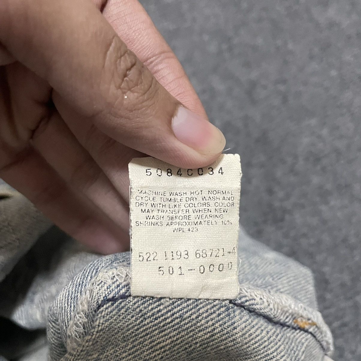 Levi's Vintage Clothing × Vintage 1980s Levis 501xx Old Denim Jeans Made in USA Size US 35 - 7 Thumbnail