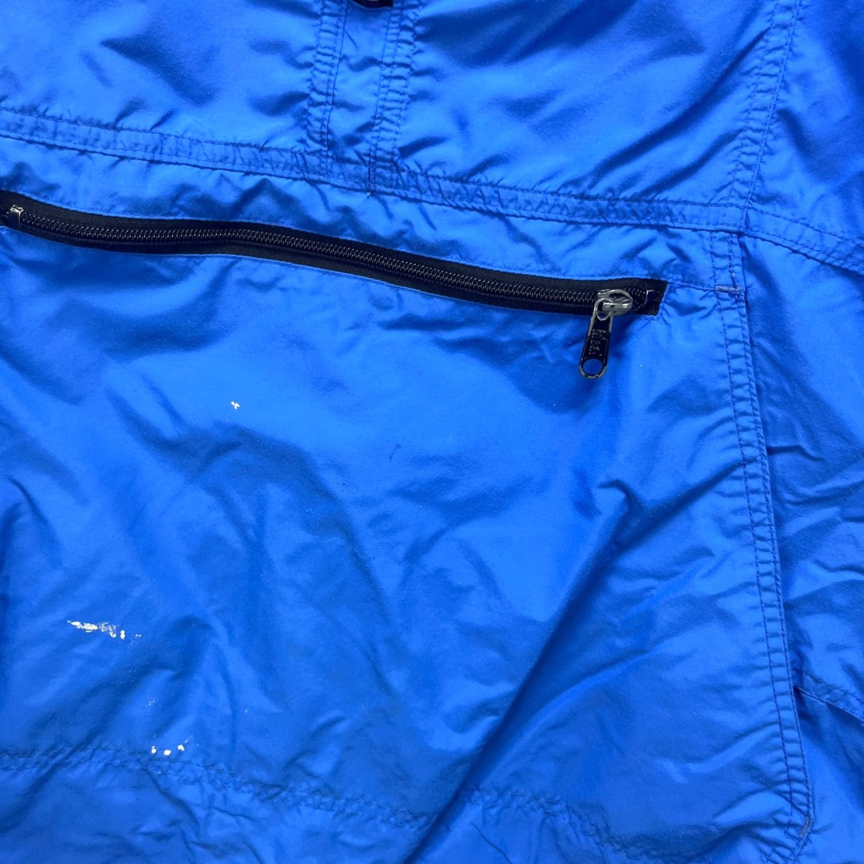 Vintage VINTAGE LL Bean Hooded Windbreaker Jacket L Regular Blue 90s Skull Logo Zip Jacket Mens Size US L / EU 52-54 / 3 - 4 Thumbnail