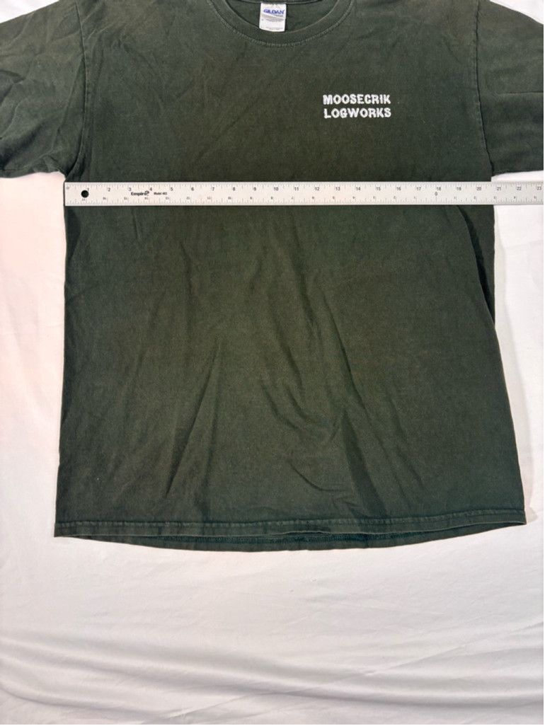 Gildan Men's Gildan T-shirt Size L Green Short Sleeve Crew Neck Size US L / EU 52-54 / 3 - 2 Thumbnail