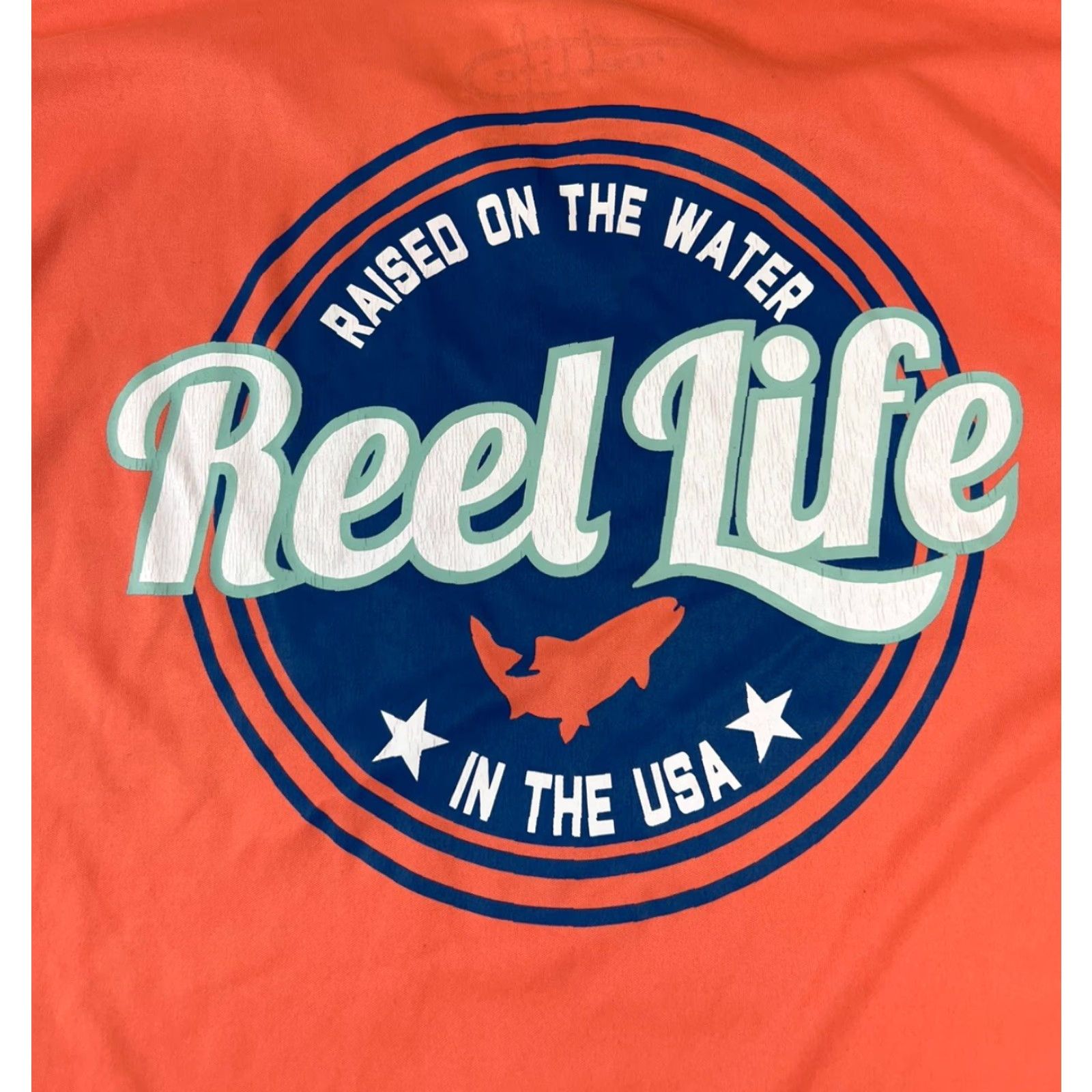 Alife Reel Life Fishing Orange Long Sleeve Polyester Shirt Size M Size US M / EU 48-50 / 2 - 5 Thumbnail