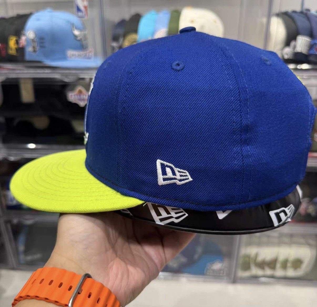 New Era New Era NBA Golden State Warriors Flat Brim Baseball Cap J32 Size ONE SIZE - 2 Thumbnail