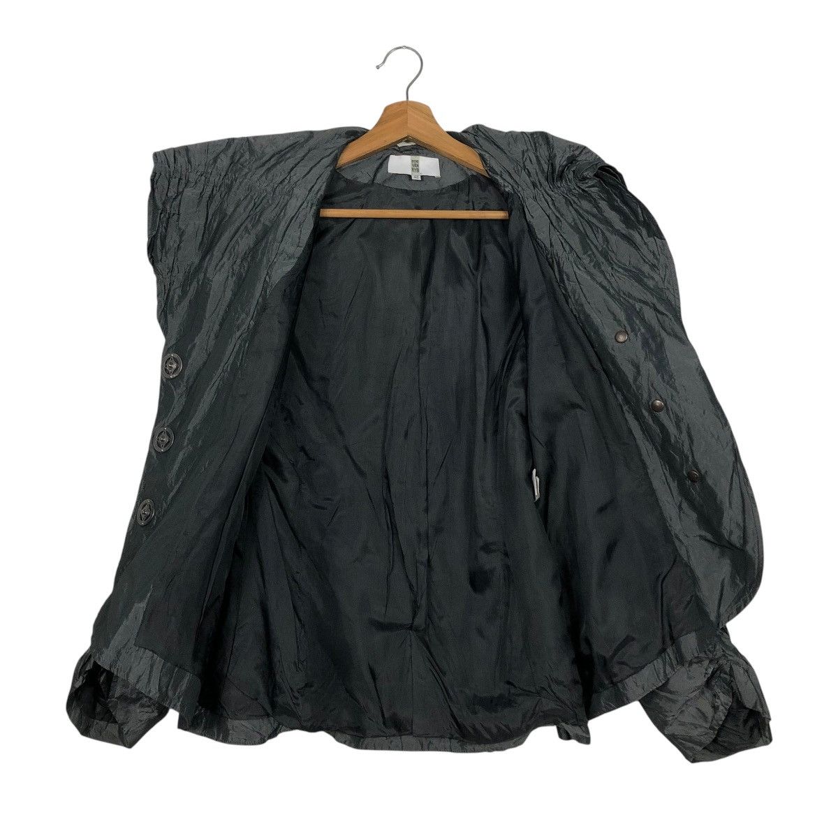 Vintage LIGHT BUTTON JACKET DOUBLE COLLAR IRENE VAN RYB ISSEYMIYAKE Size US M / EU 48-50 / 2 - 15 Thumbnail