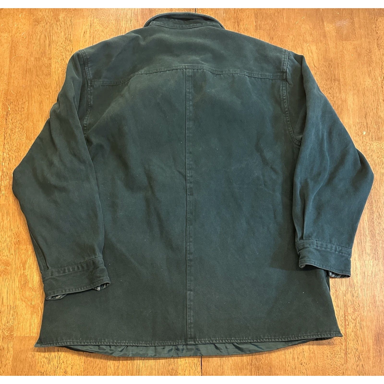Levi's Levi’s Shacket Men XL Navy Blue Insulated Canvas Cotton Button Lined Pockets Mid-Length Jacket Solid Navy Blue Size US XL / EU 56 / 4 - 3 Thumbnail