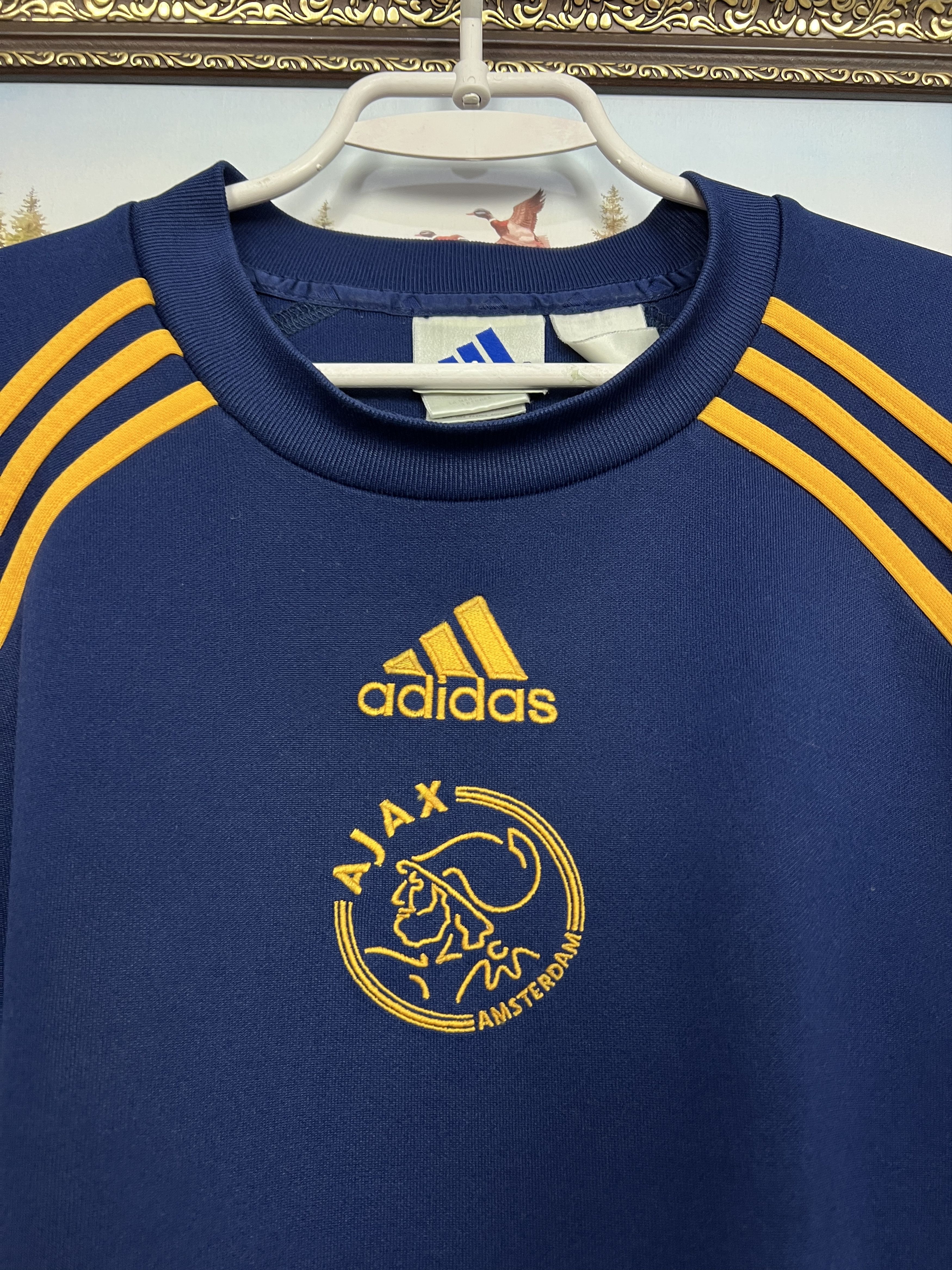 Adidas Ajax Amsterdam Football Sweatshirt Track Top Crewneck Size US L / EU 52-54 / 3 - 3 Thumbnail