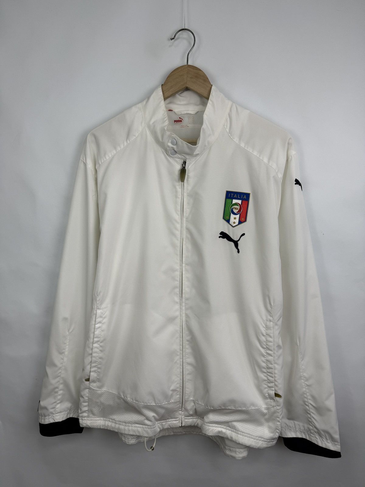 Puma 🇮🇹 Vintage Y2K Puma Italy Soccer Jersey Zip Jacket Retro Size US XL / EU 56 / 4 - 4 Thumbnail