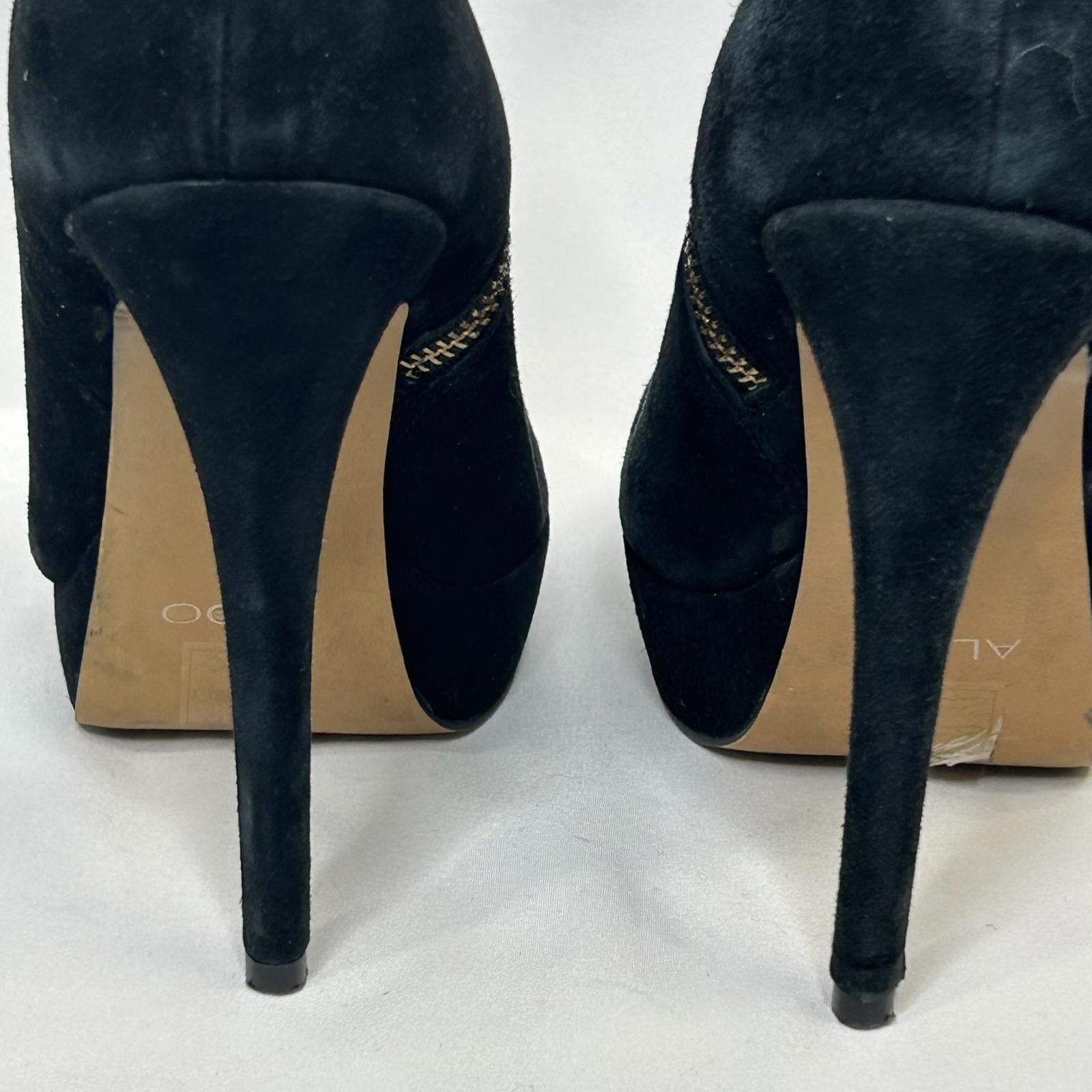 Aldo Aldo Alhurshah Black Suede Platform Booties, 8.5 Size US 8.5 / IT 38.5 - 8 Thumbnail