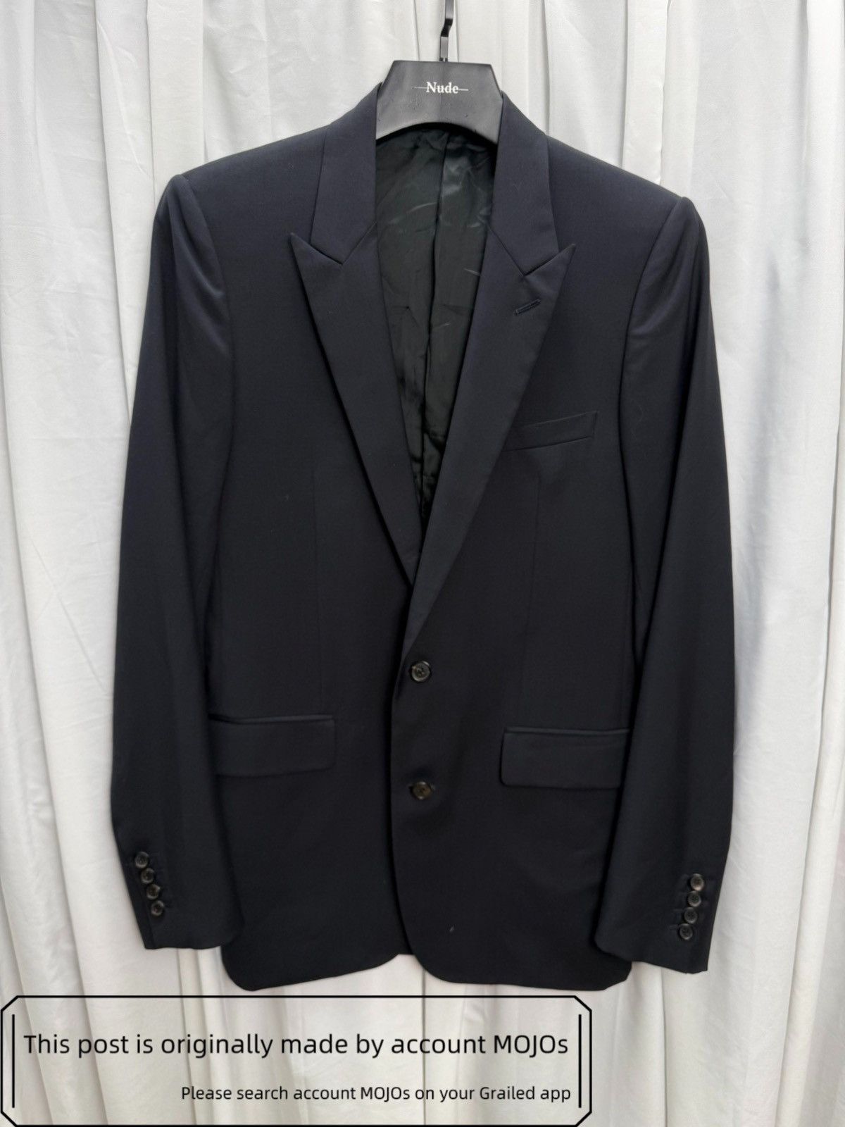 Dior Sz 48 Dior Homme 05AW Hedi Era Wool Blzaer mojos1041 Size US M / EU 48-50 / 2 - 1 Thumbnail