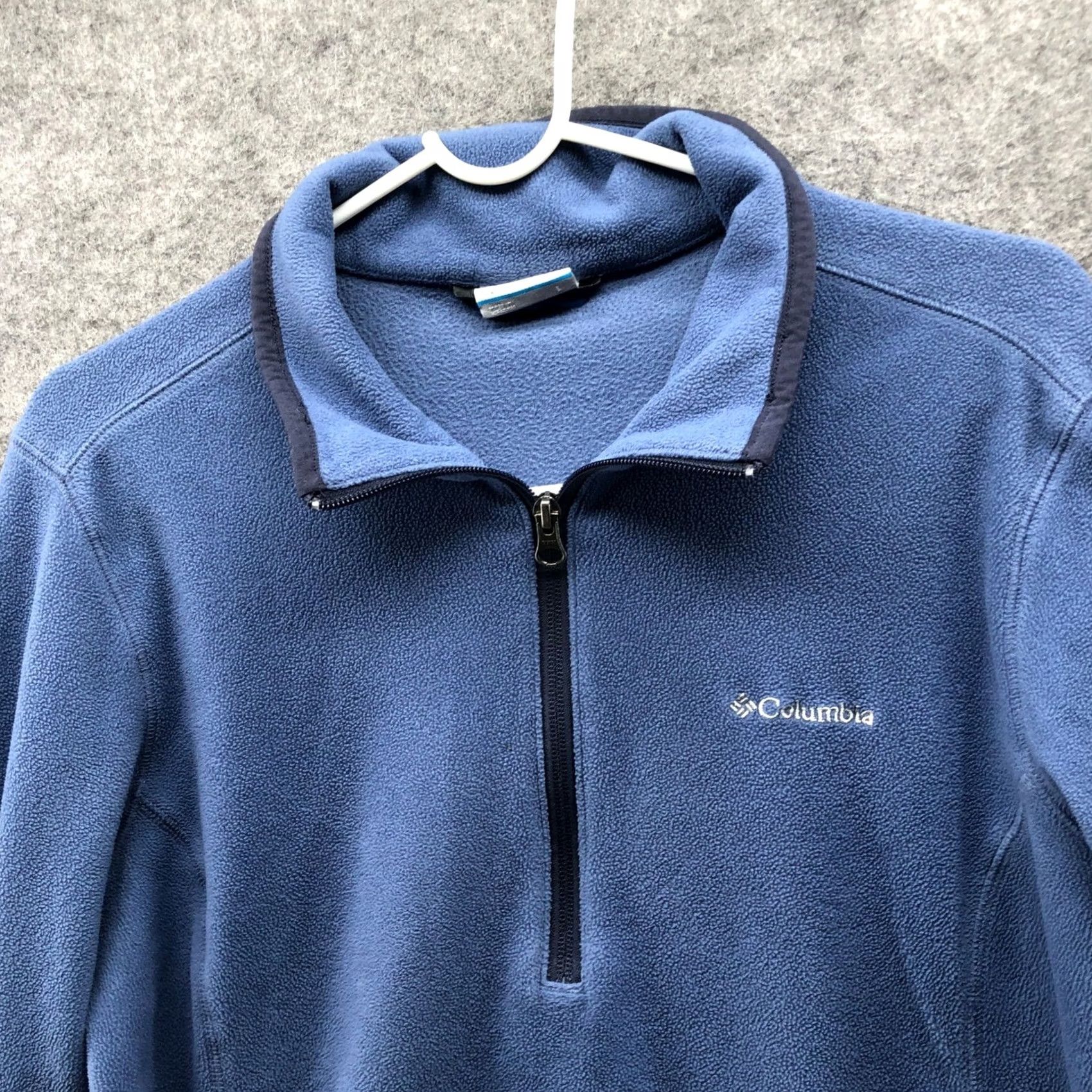 Vintage Columbia Polartec Fleece Pullover Womens L Blue 1/4 Zip Sweater Size L / US 10 / IT 46 - 5 Thumbnail