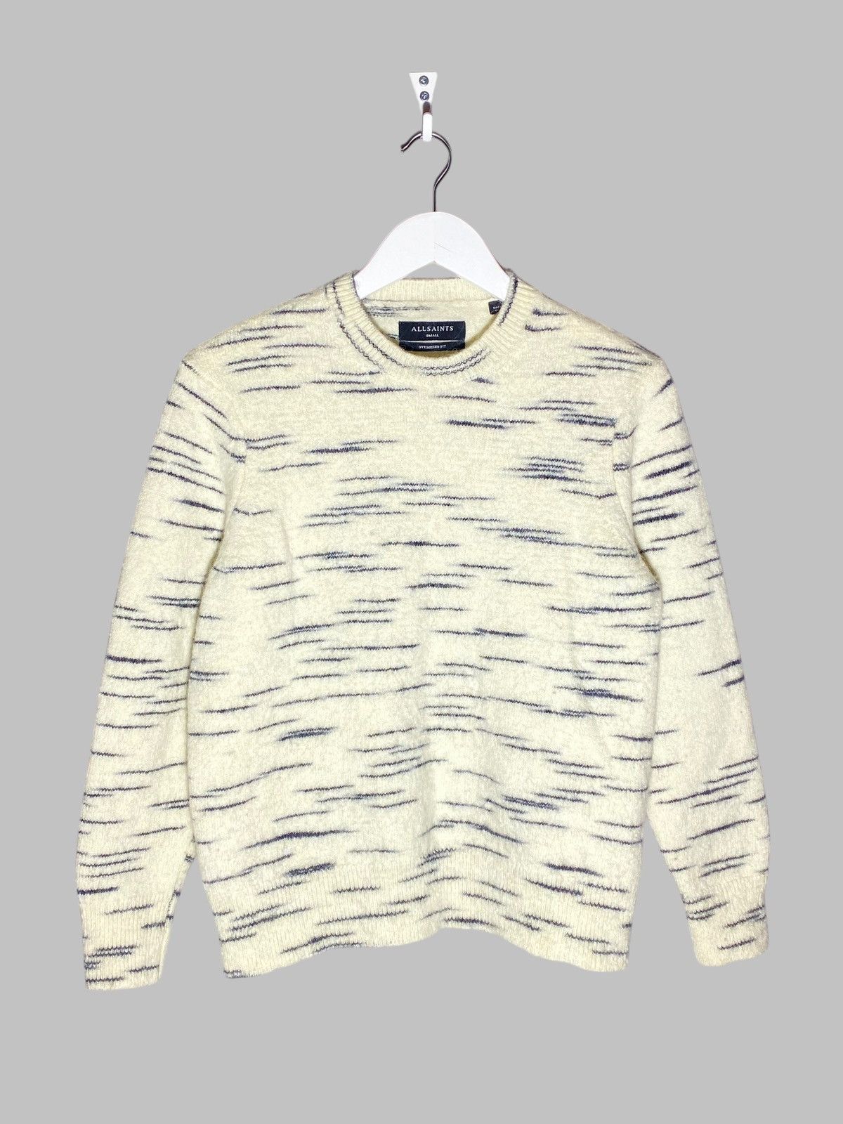 Allsaints All Saints Flux Crew Jumper Alpaca Wool Sweater Size US XS / EU 42 / 0 - 2 Thumbnail