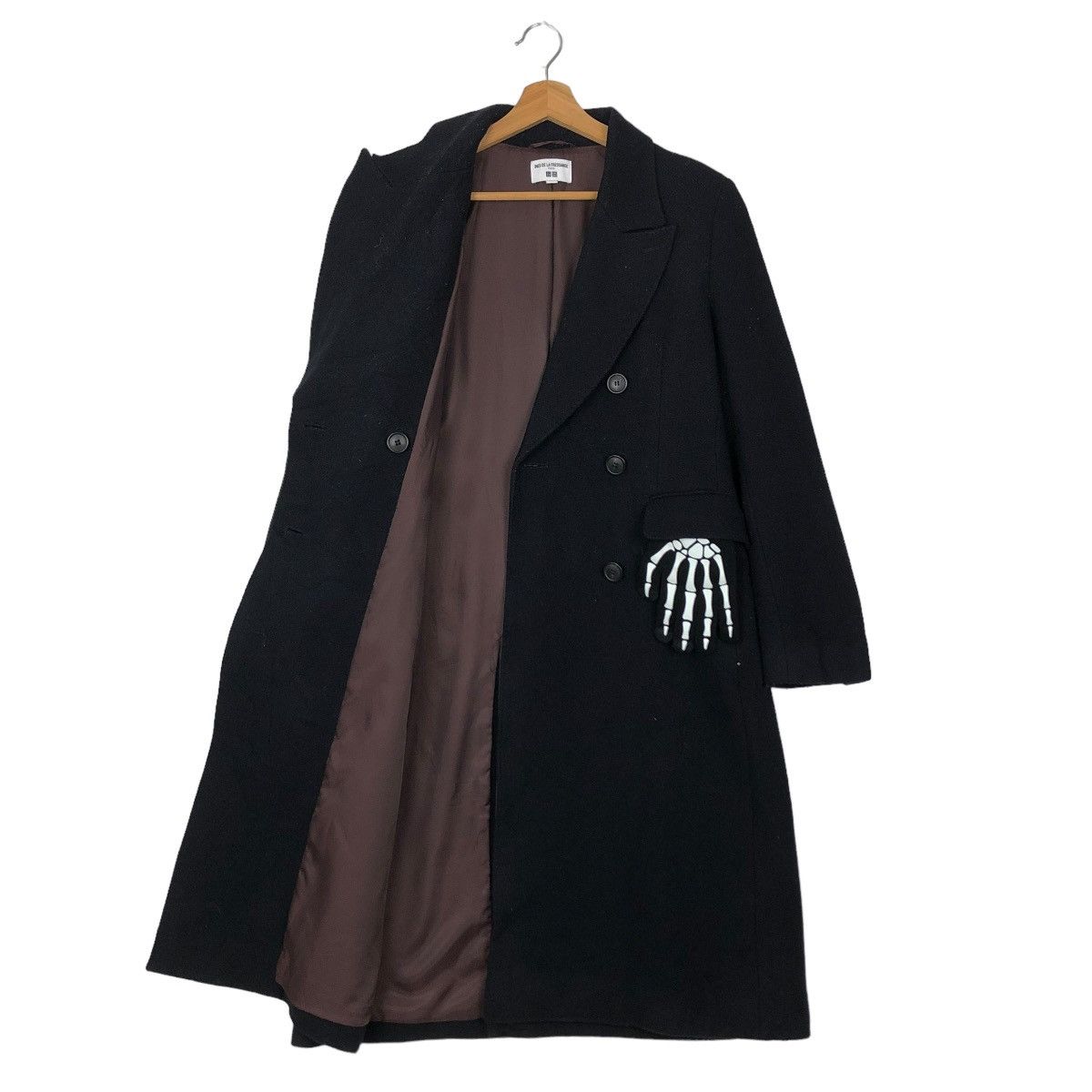 Japanese Brand 🔥VINTAGE WOOL LONG JACKET INES DE LA FRESSANGE ISSEY MIYAKE Size US M / EU 48-50 / 2 - 8 Thumbnail
