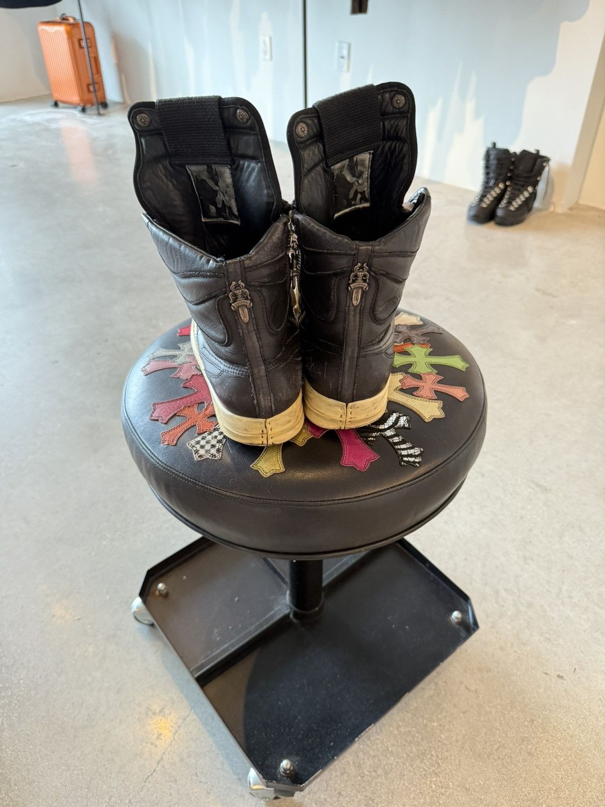 Chrome Hearts × Rick Owens CHROME HEARTS X RICK OWENS DUNKS Size US 9.5 / EU 42-43 - 5 Thumbnail