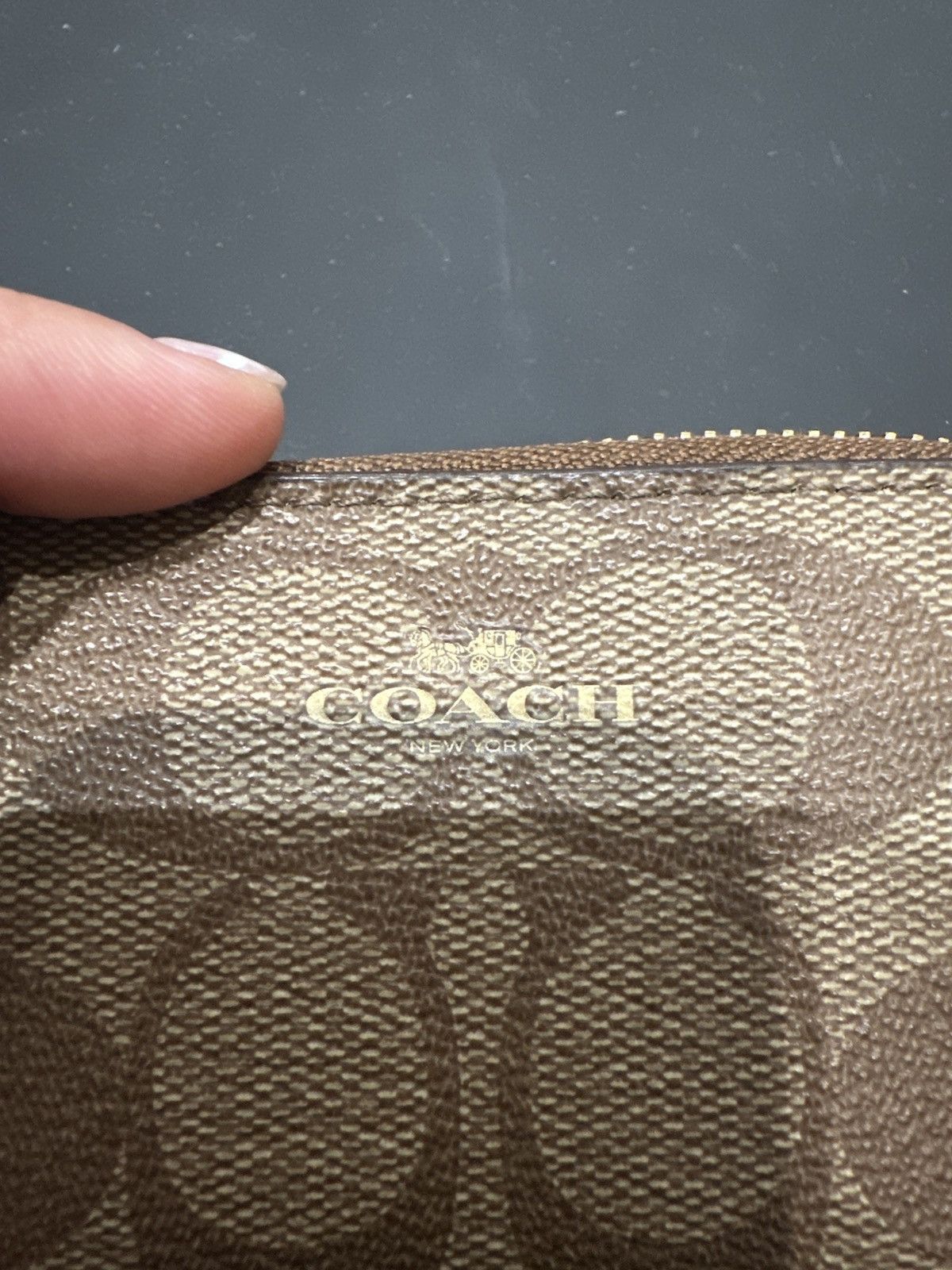 Coach Coach Zip Wallet Size ONE SIZE - 4 Thumbnail