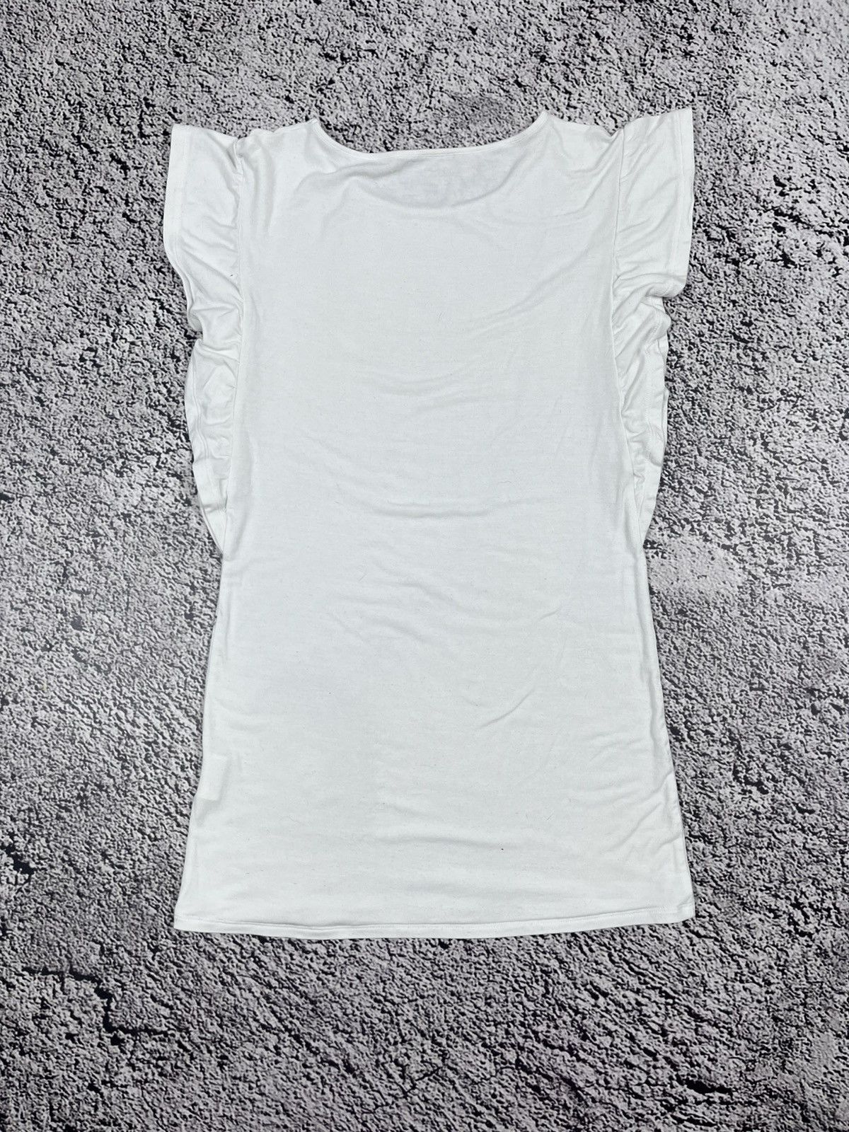 John Galliano Vintage John Galliano flutter sleeves logo t shirt top Size S / US 4 / IT 40 - 11 Thumbnail