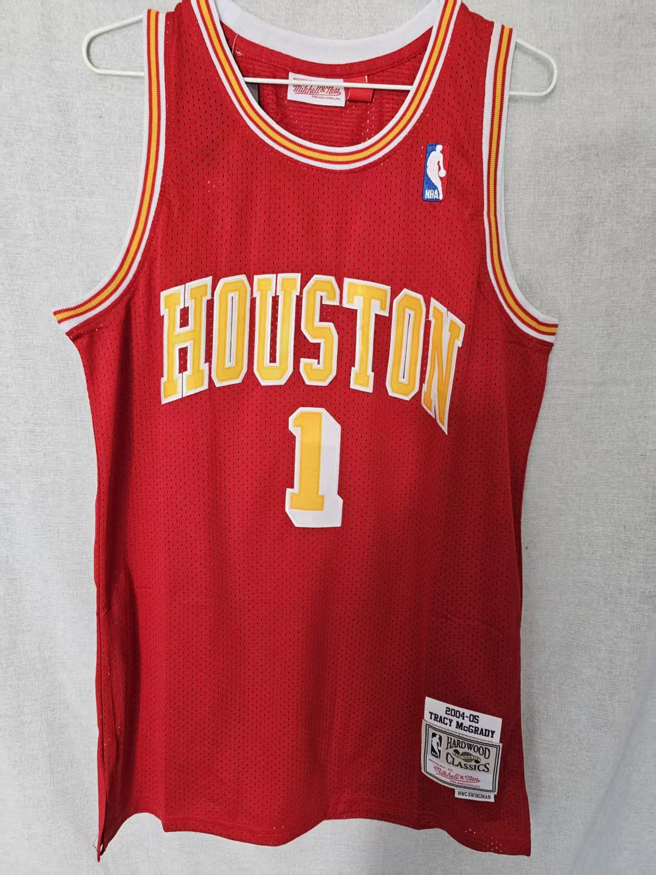 NBA Houston Rockets #1 Tracy McGrady Jersey Size US XL / EU 56 / 4 - 2 Thumbnail