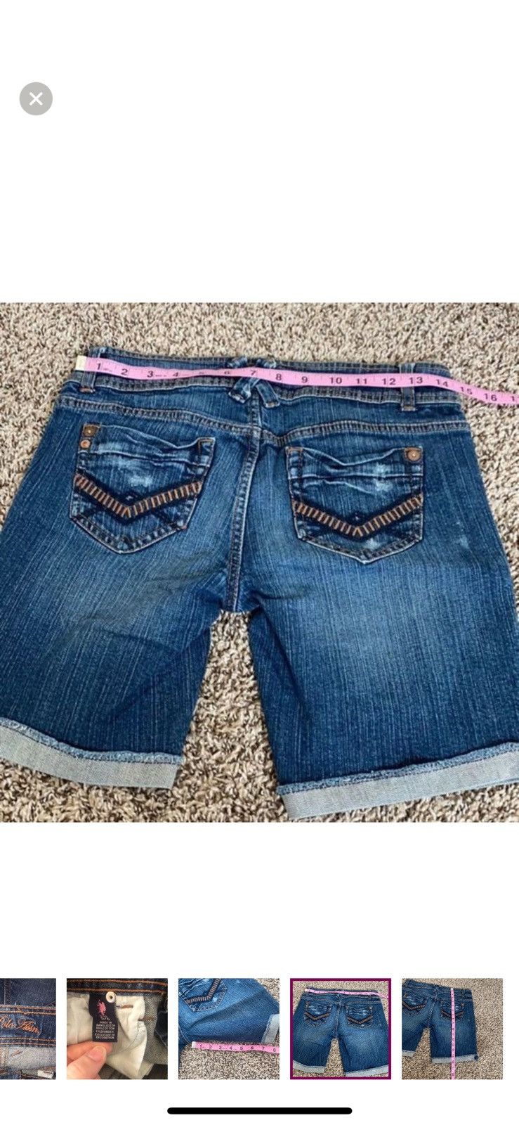 U.S. Polo Assn. Us polo assn Bermuda denim shorts size 5/6 Size 28" / US 6 / IT 42 - 9 Thumbnail