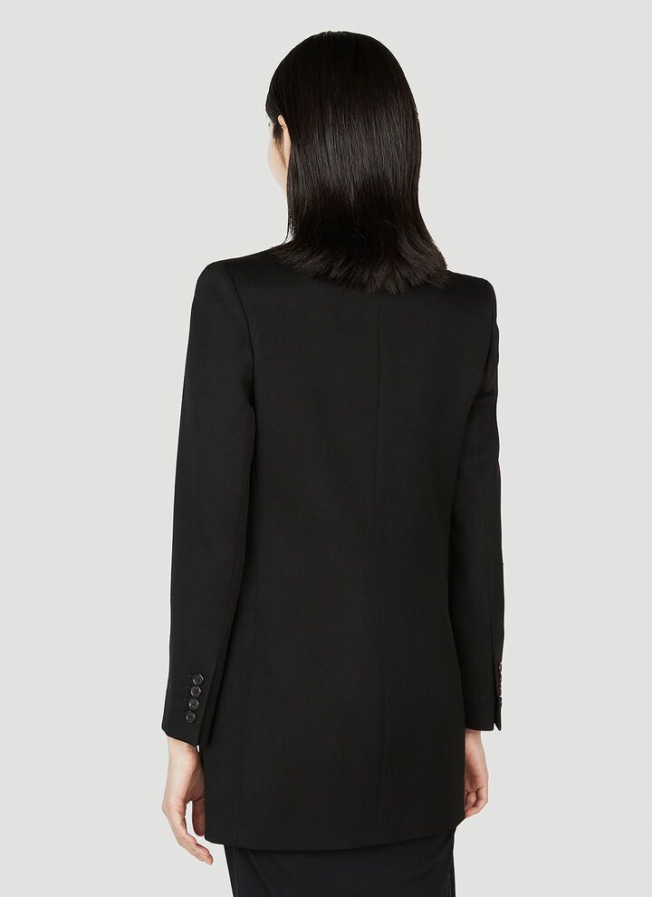 Saint Laurent Paris o1tp1o0125 Double Breasted Jacket In Wool in Black Size M / US 6-8 / IT 42-44 - 6 Thumbnail