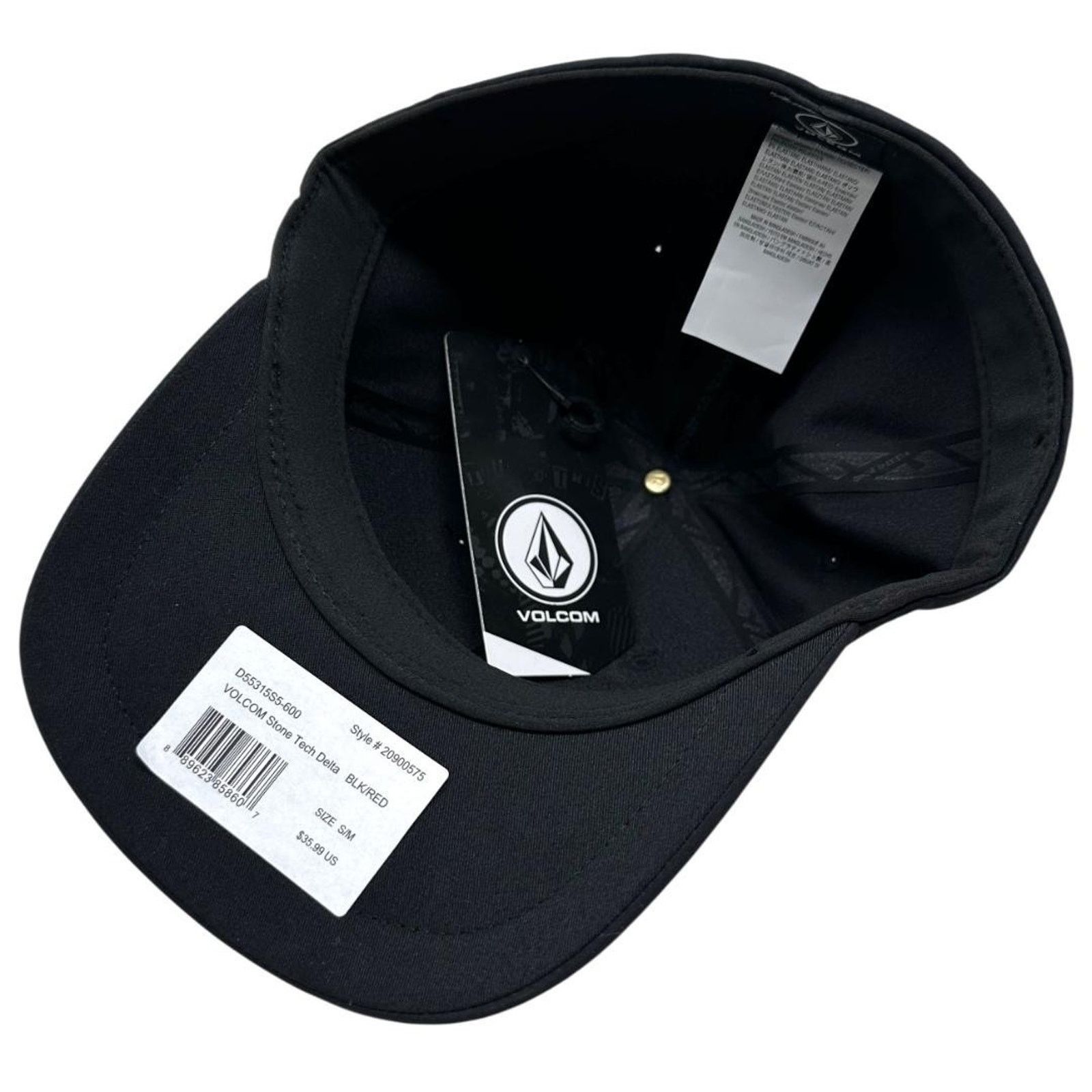 Volcom Volcom Men's Hat Stone Tech Delta FlexFit Cap in S/M Size ONE SIZE - 5 Thumbnail
