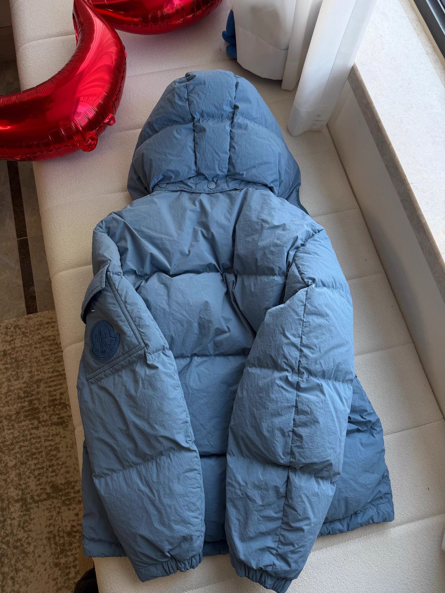 Moncler Moncler puffer jacket mist blue 0 Size XS / US 0-2 / IT 36-38 - 6 Thumbnail