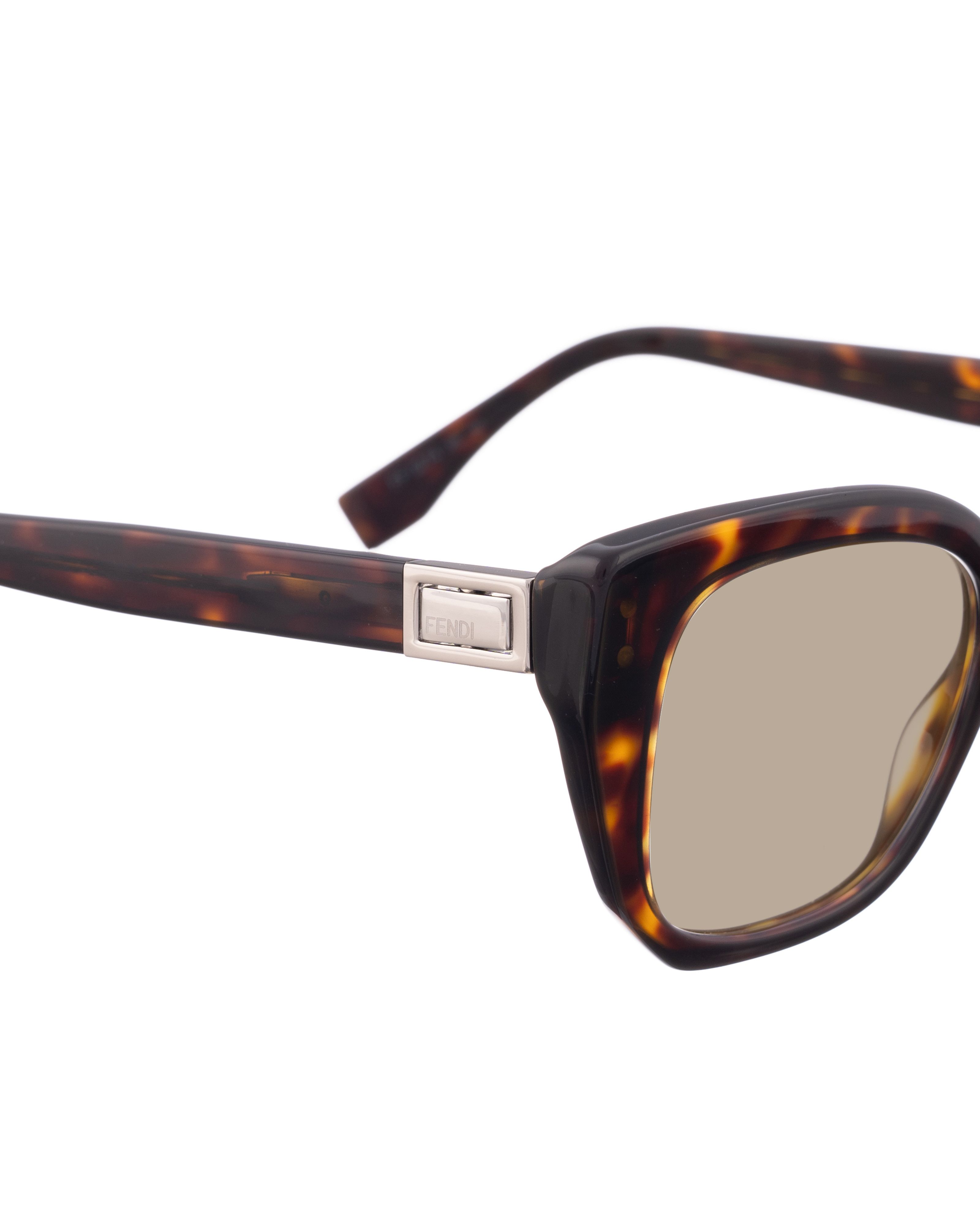 Fendi Fendi 00s Oversized Havana Classic Sunglasses Size ONE SIZE - 3 Thumbnail