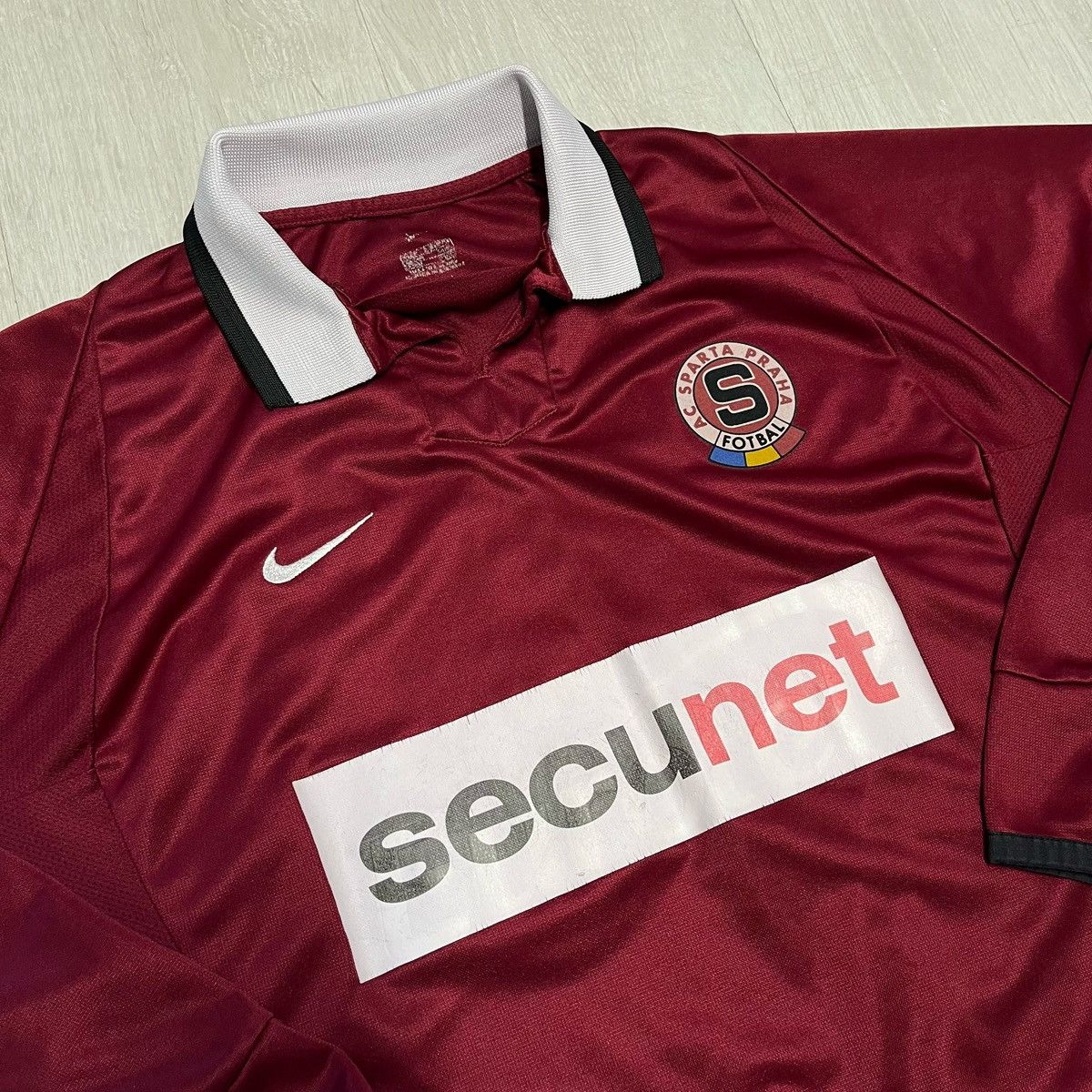 Nike Nike vintage 2003/2004 Sparta Praha longsleeve player issue Size US S / EU 44-46 / 1 - 1 Thumbnail