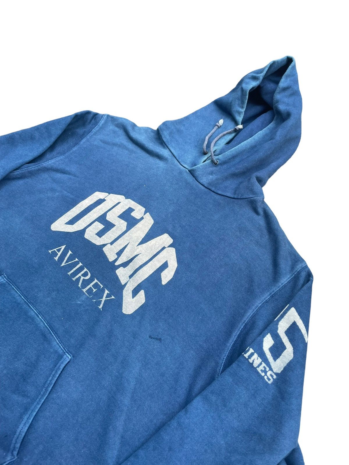 Avirex Avirex Usmc Faded Wash Hoodie Size US XL / EU 56 / 4 - 2 Thumbnail